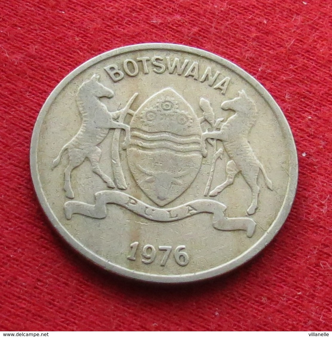 Botswana 25 Thebe 1976 KM# 6  Botsuana - Botswana