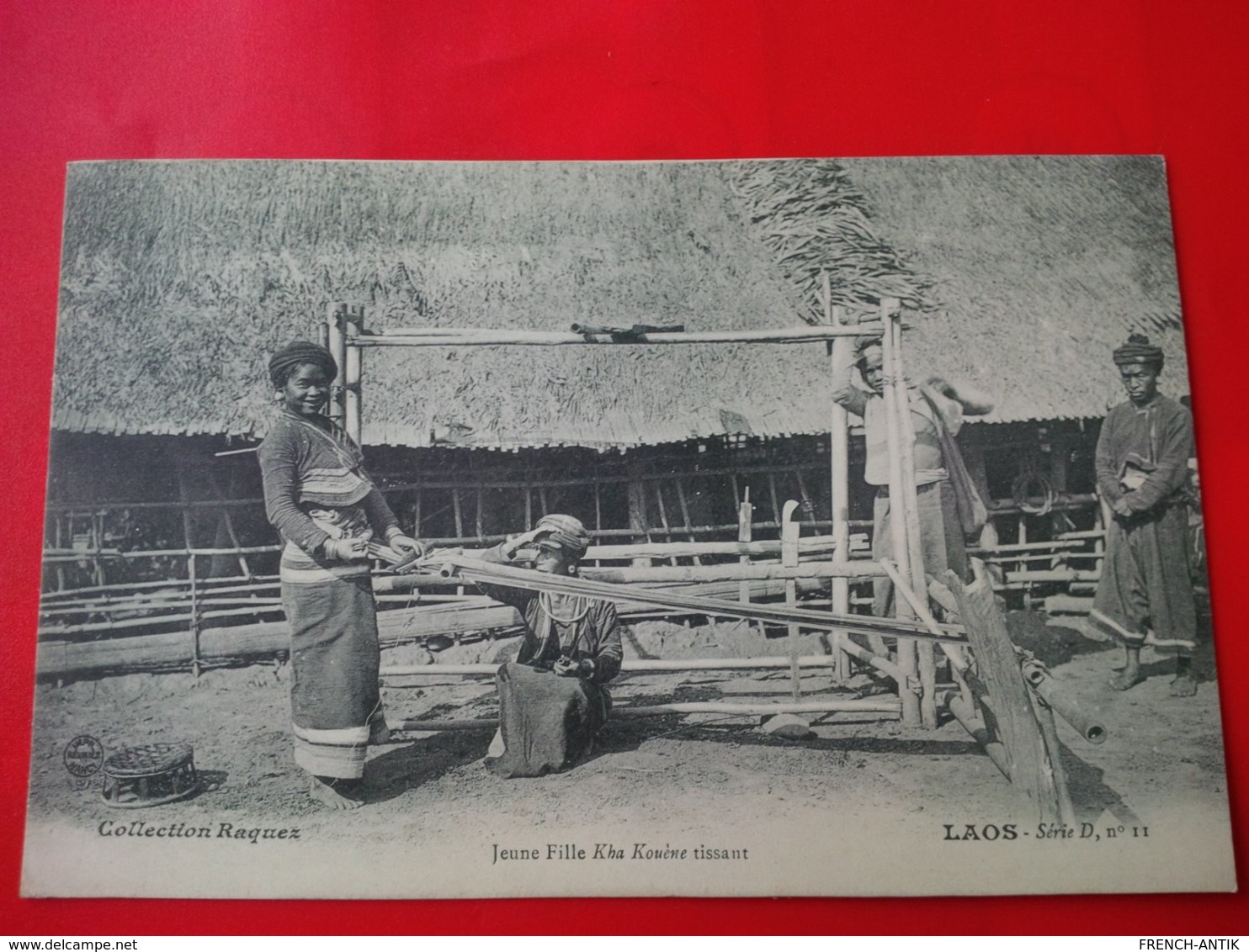 LAOS JEUNE FILLE KHA KOUENE TISSANT - Laos