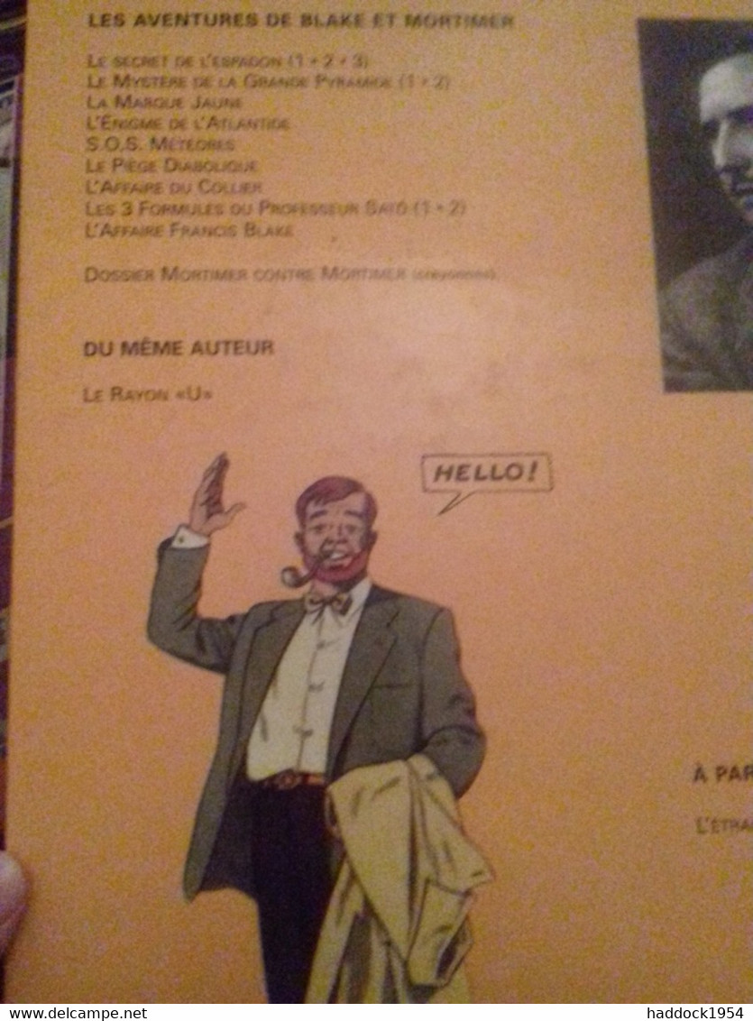 L'affaire Francis Blake JEAN VAN HAMME TED BENOIT éditions Blake Et Mortimer 1996 - Blake & Mortimer