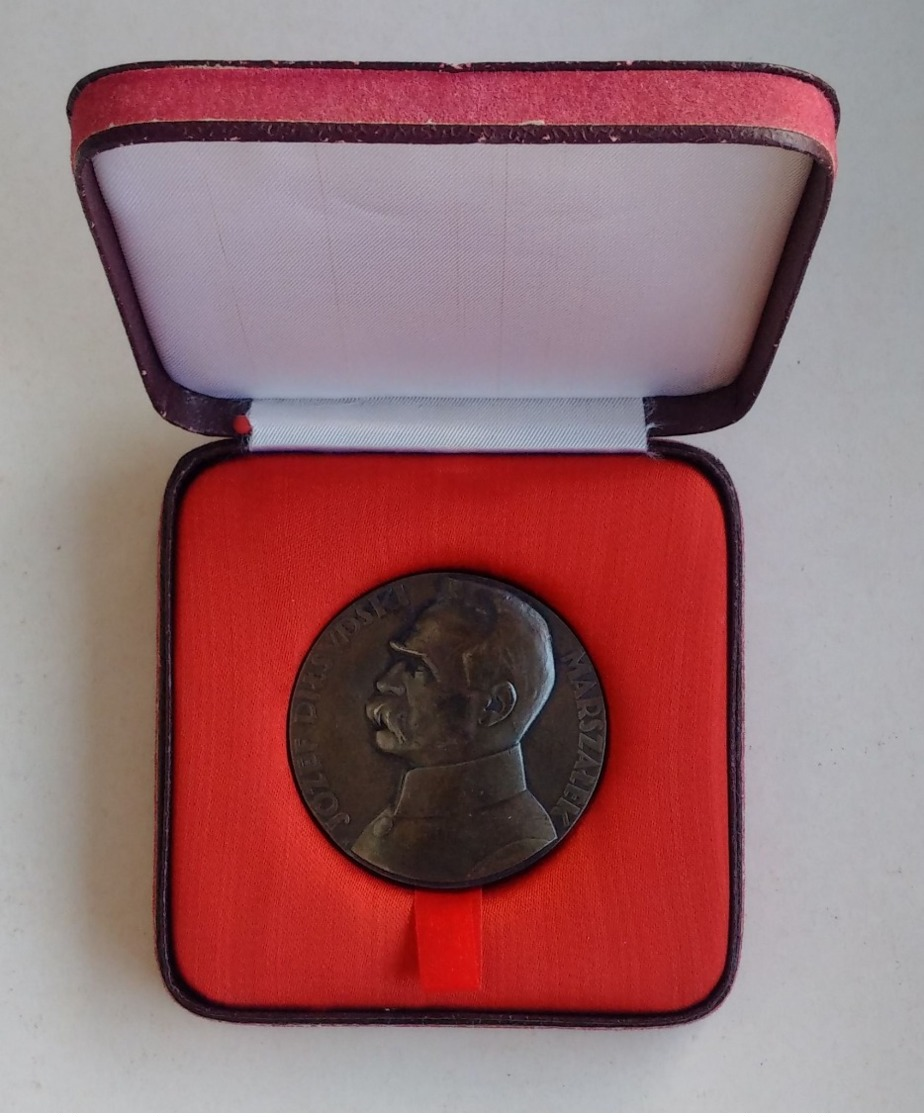 Poland Pologne Medal Medaille Marshal Maréchal Jozef Pilsudski 2 - Other & Unclassified