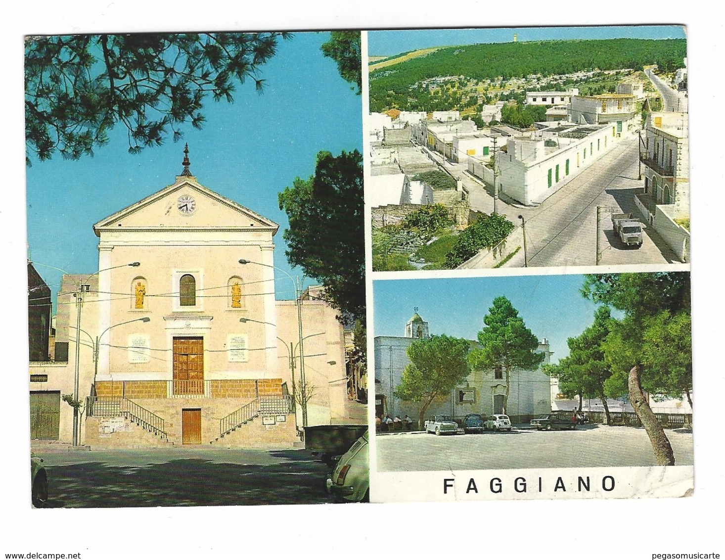 1344 - FAGGIANO TARANTO 3 VEDUTE 1970 - Taranto