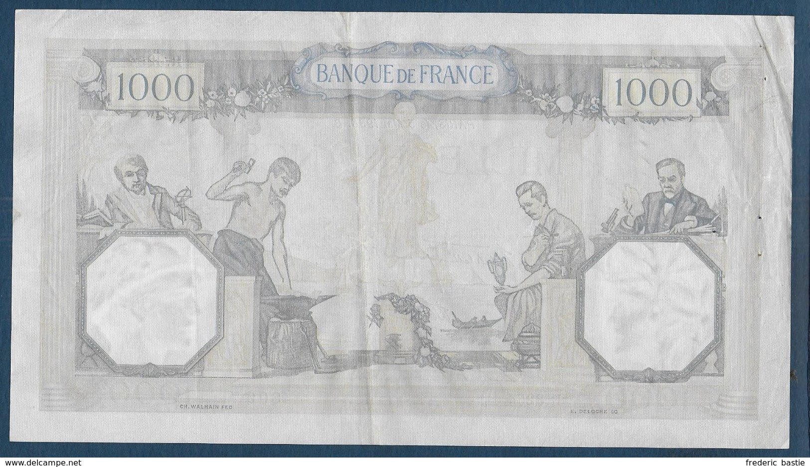 Billet 1000 Francs  Cérès Et Mercure  Du 5 Mai 1938 - 1 000 F 1927-1940 ''Cérès Et Mercure''