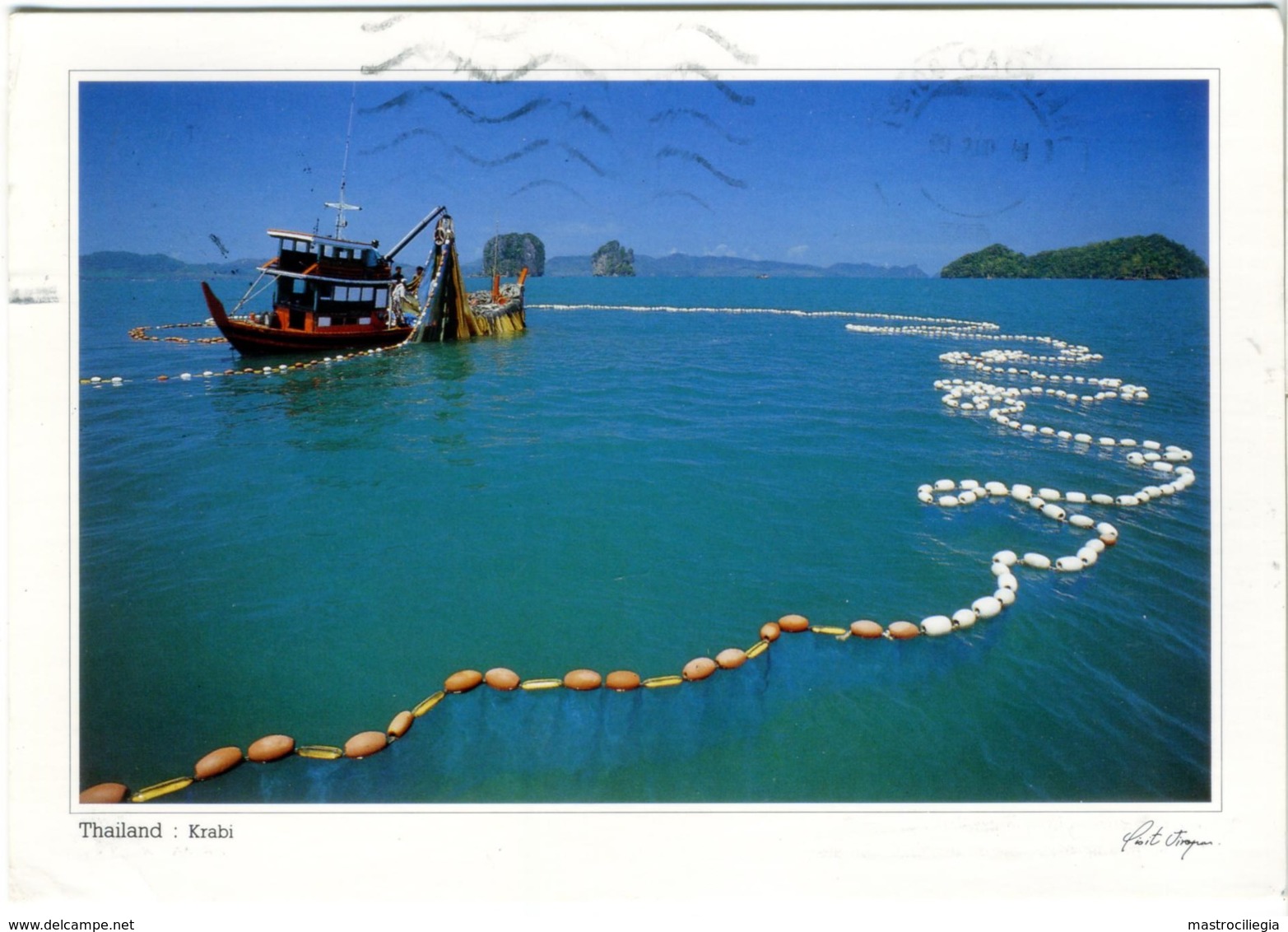 THAILAND  TAILANDIA  KRABI  Fisherman Pulling Their Neta On The Andaman Sea - Tailandia