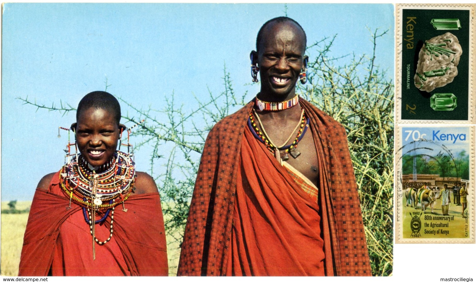 KENYA  KENIA  Masai Men And Woman  Nice Stamps - Africa