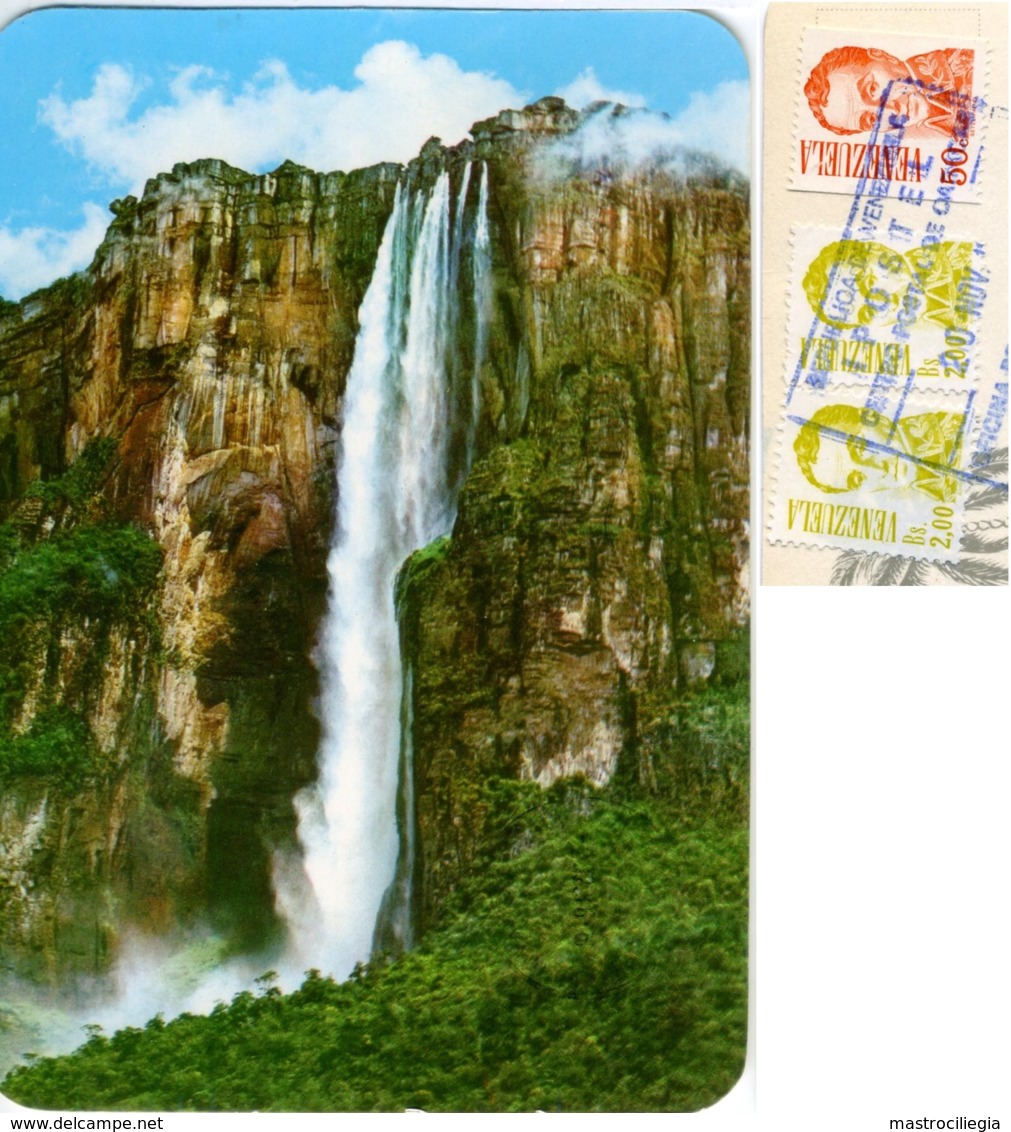 VENEZUELA  BOLIVAR  Salto Angel  Angel Waterfall  Nice Stamps - Venezuela