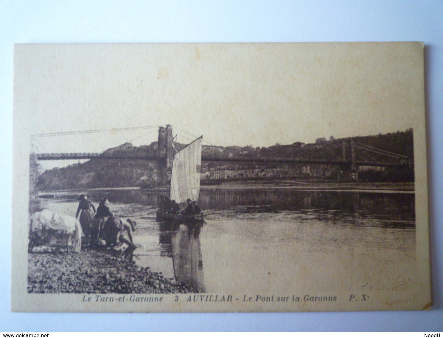GP 2019 - 2130  AUVILLAR  (Tarn-et-Garonne)  :  Le Pont Sur La Garonne   XXX - Auvillar