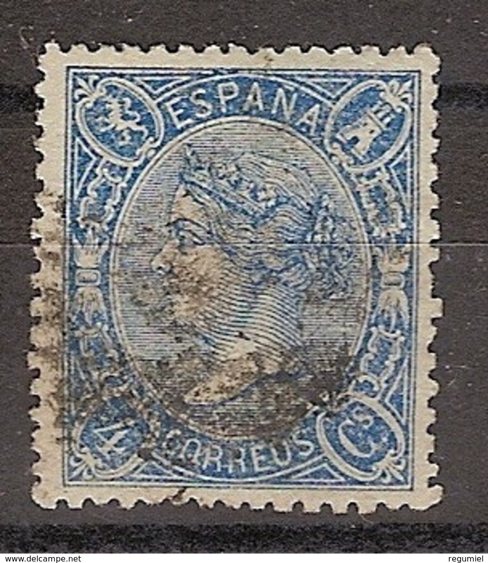 España U 0075 (o) Isabel II. 1865 - Usados