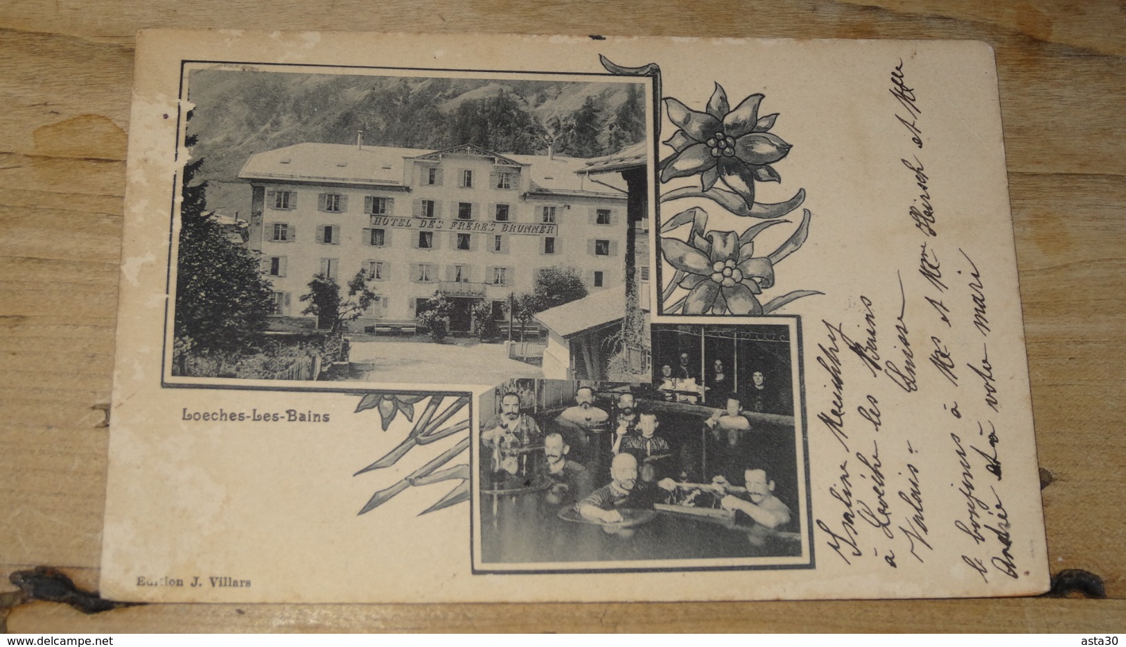 SUISSE : LOECHES LES BAINS : Hotel BRUNNER .................... OE-4622 - Loèche