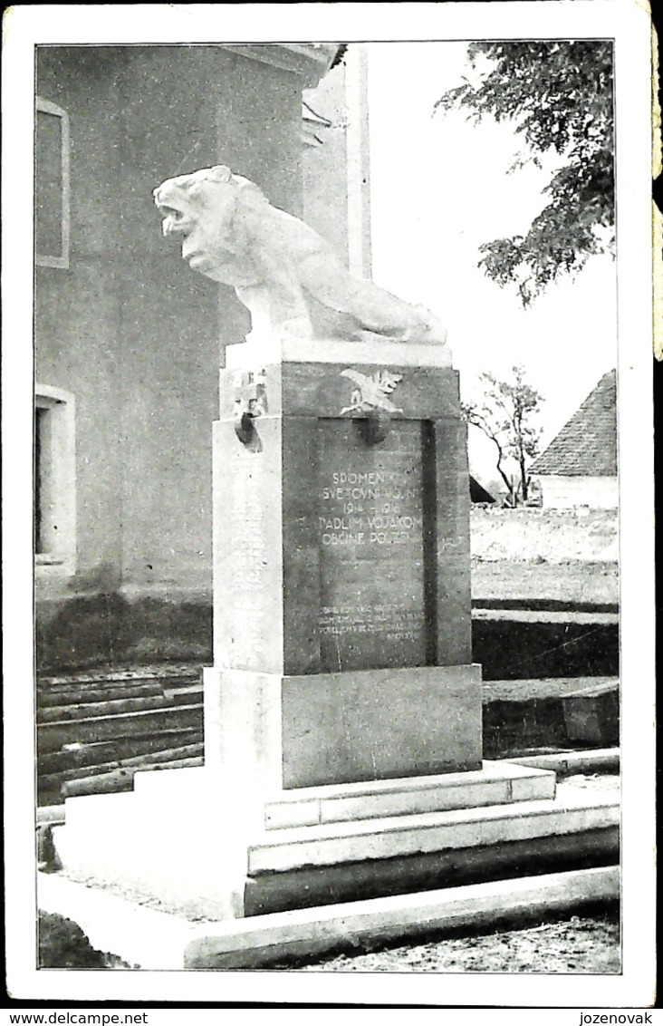 Polzela 25.09.1927 Spomenik žrtvam 1.svetovne Vojne 1914 - 1918 - Slowenien