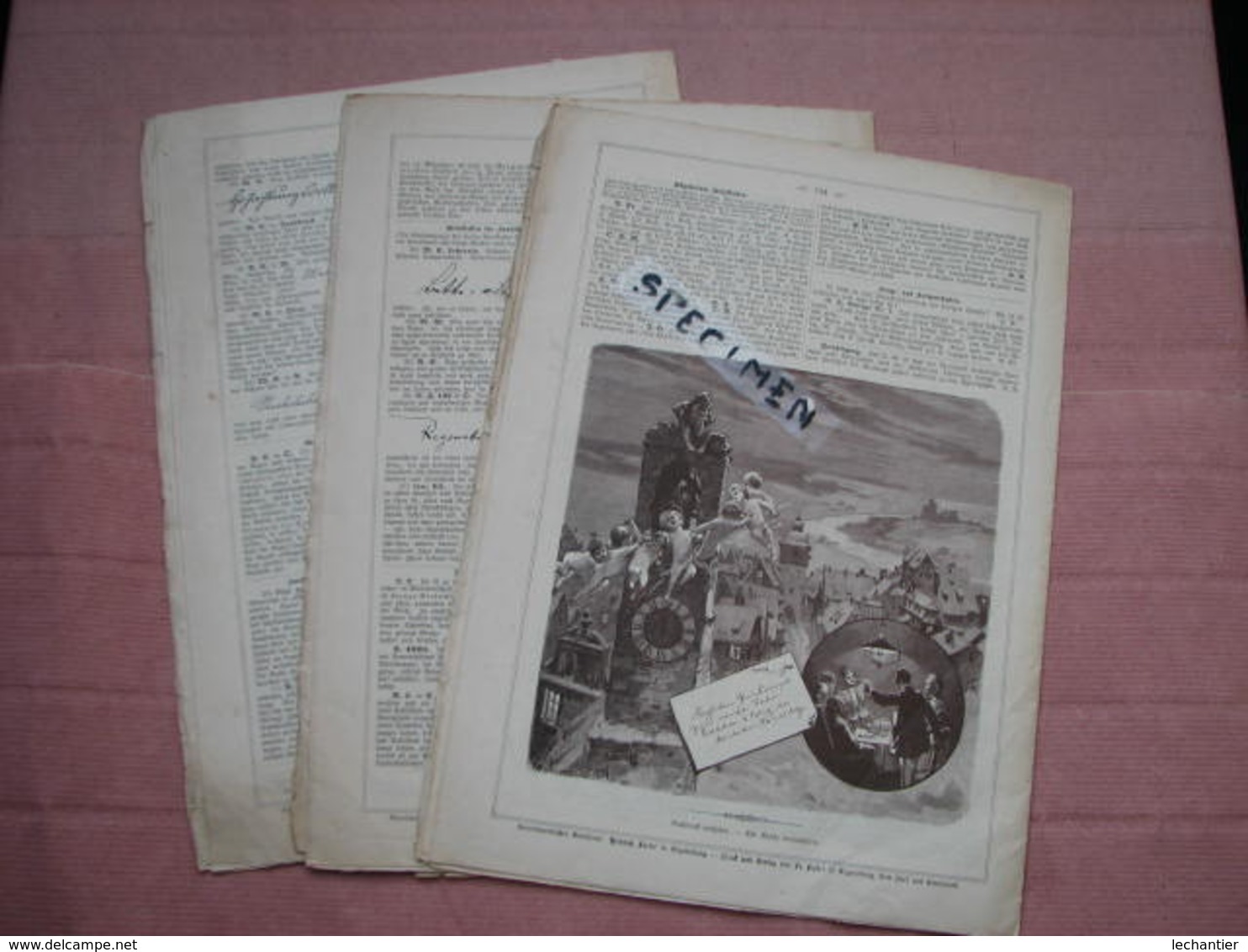 Revues Allemandes De 1895 N° 7 - 8 - 9 - Format 23X33  B.E. Voir Photos - 5. World Wars
