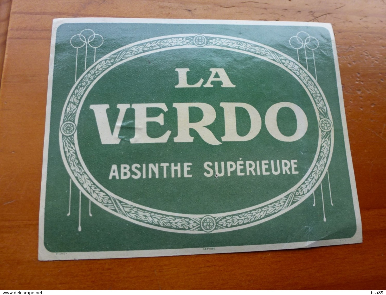 ETIQUETTE LA VERDO, ABSINTHE SUPERIEURE - Drink