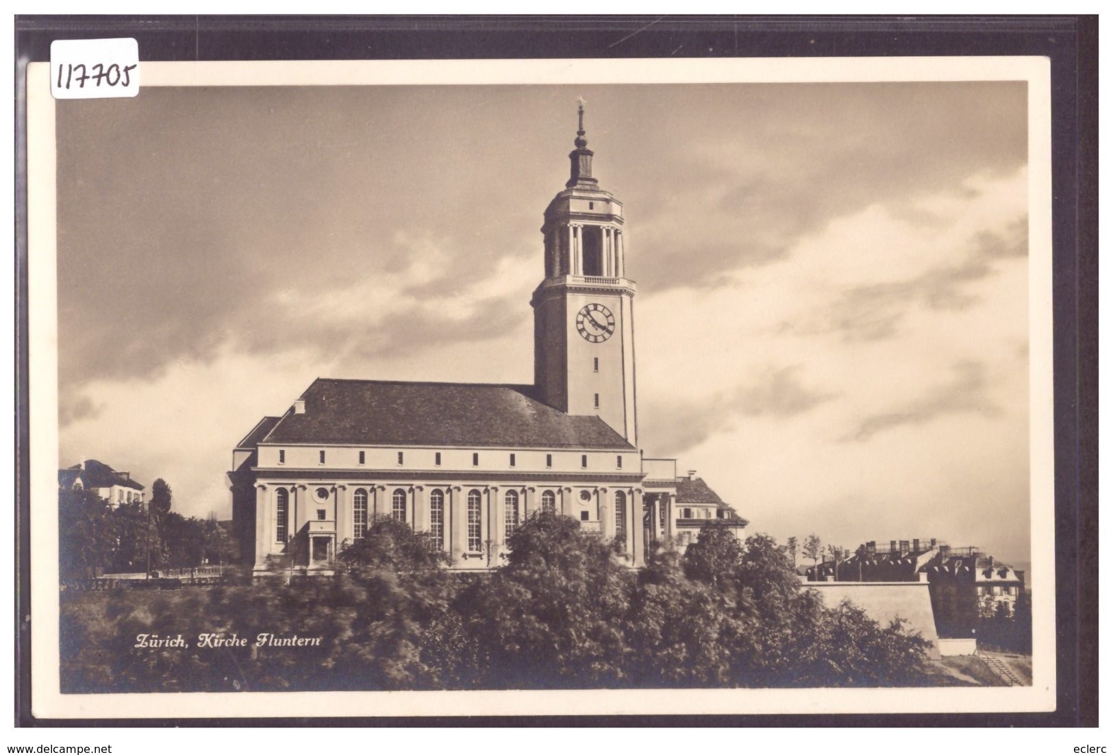 ZÜRICH - KIRCHE FLUNTERN - TB - Fluntern