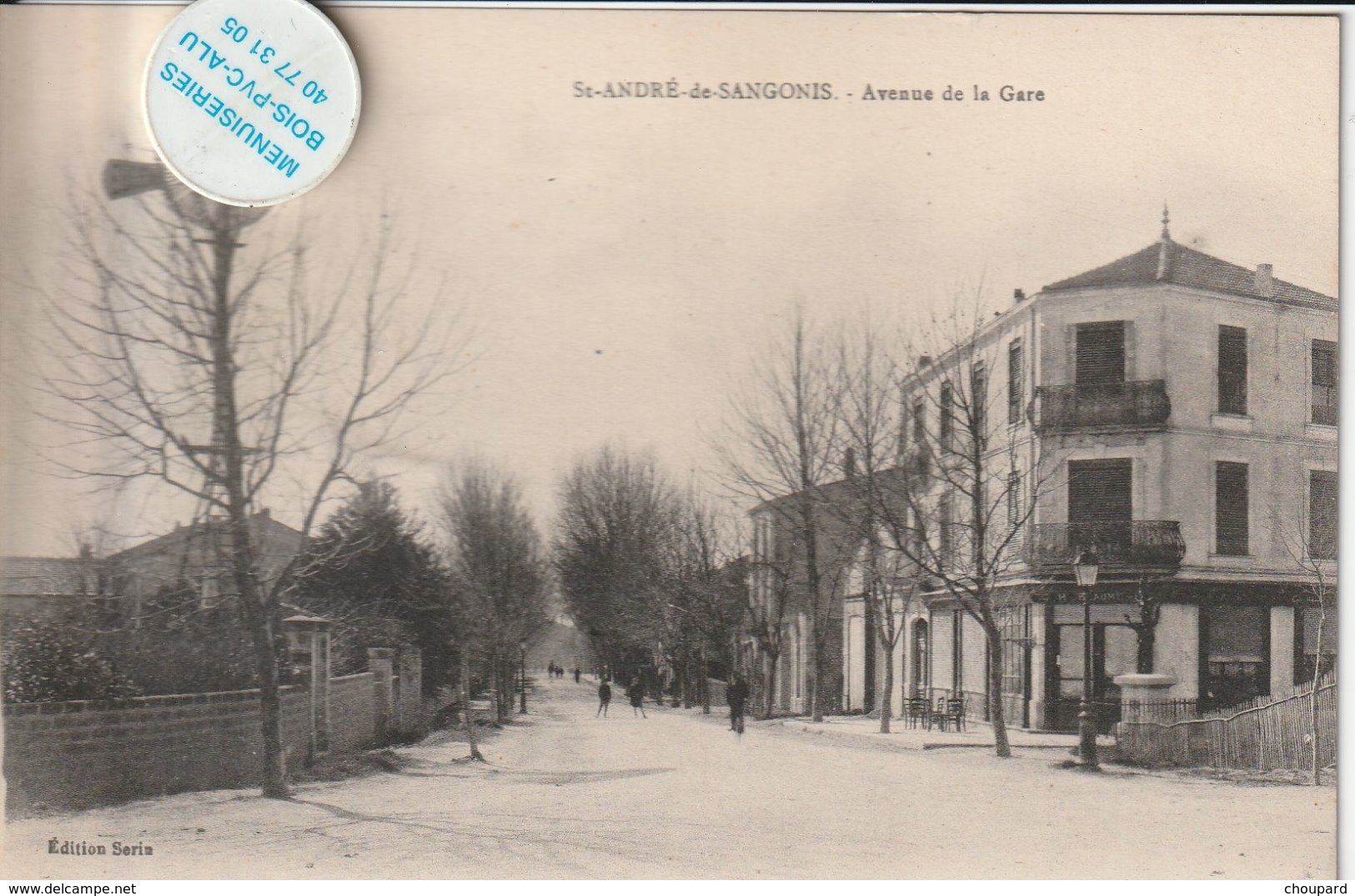 34 - Très Belle Carte Postale Ancienne De  SAINT ANDRE DE SAGONIS     Avenue De La Gare - Otros & Sin Clasificación