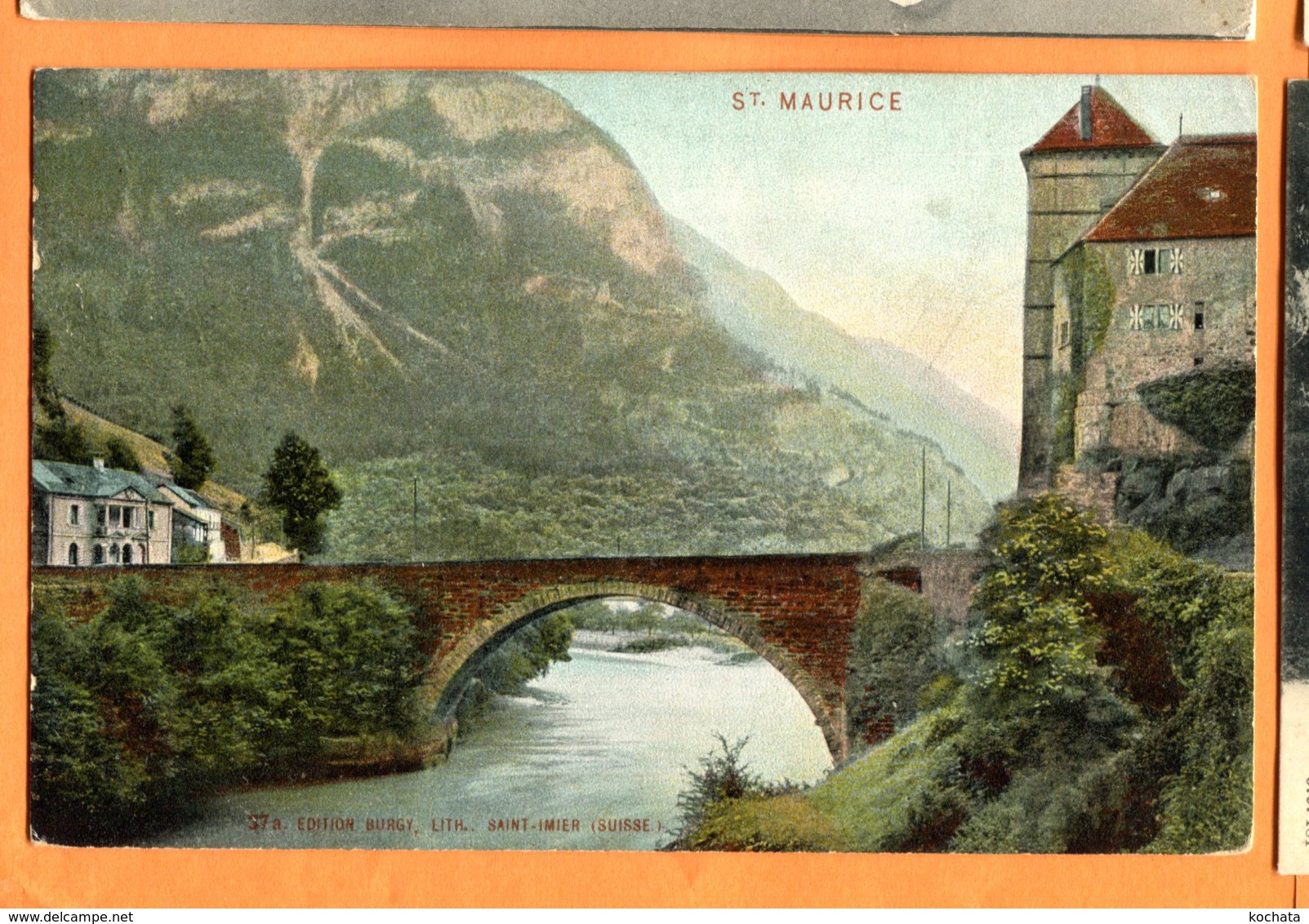 LAC106, St. Maurice, édit. Burgy, Circulée 1905 - Saint-Maurice