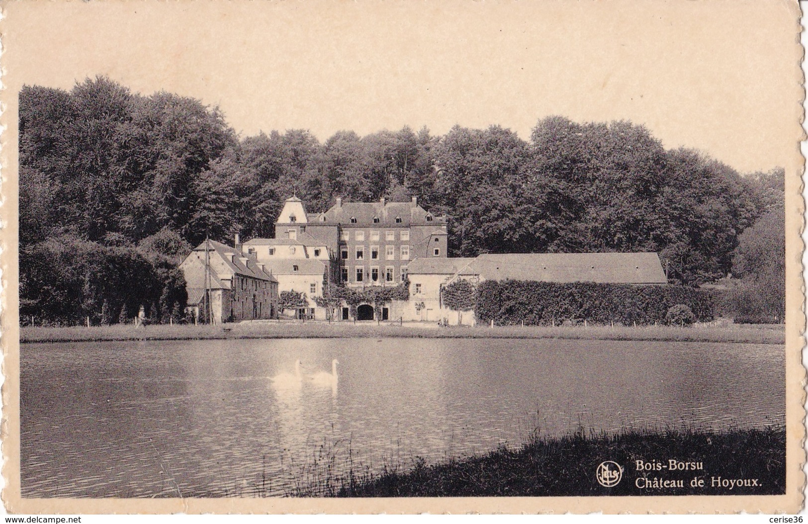 Bois-Borsu Château De Hoyoux Circulée En 1945 - Clavier