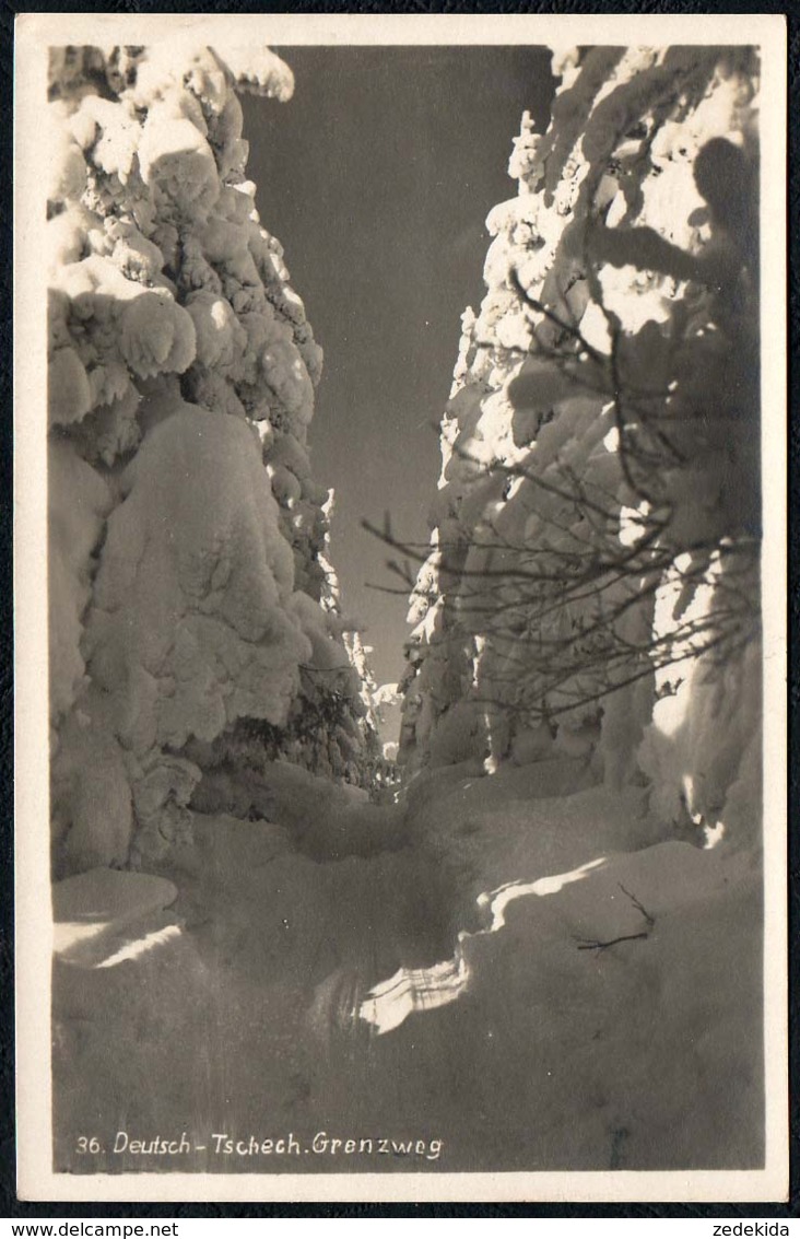 C9687 - Böhmen - Deutsch Tschechischer Grenzweg - Foto Kleiner - Bad Reinerz - Böhmen Und Mähren