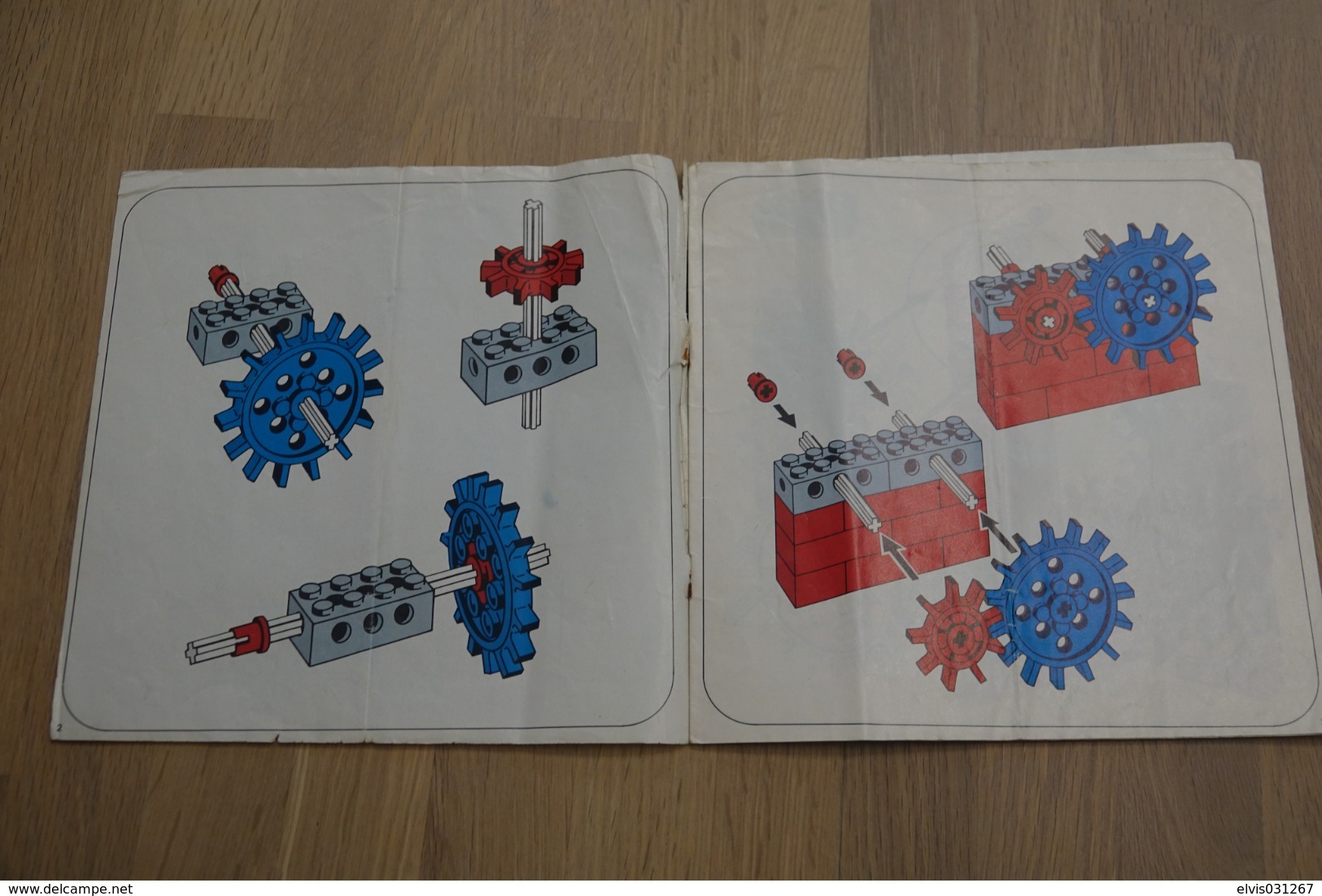 LEGO - 800 INSTRUCTION MANUAL - Original Lego 1970 - Vintage - Catalogues