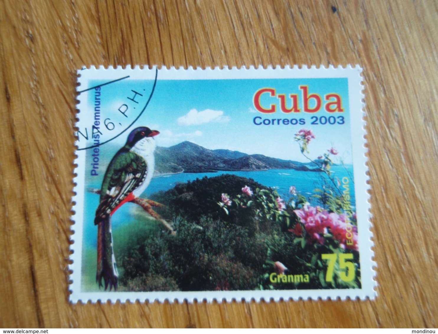 Timbre Priotelus Temnurus Trolon De Cuba 2003 - Used Stamps