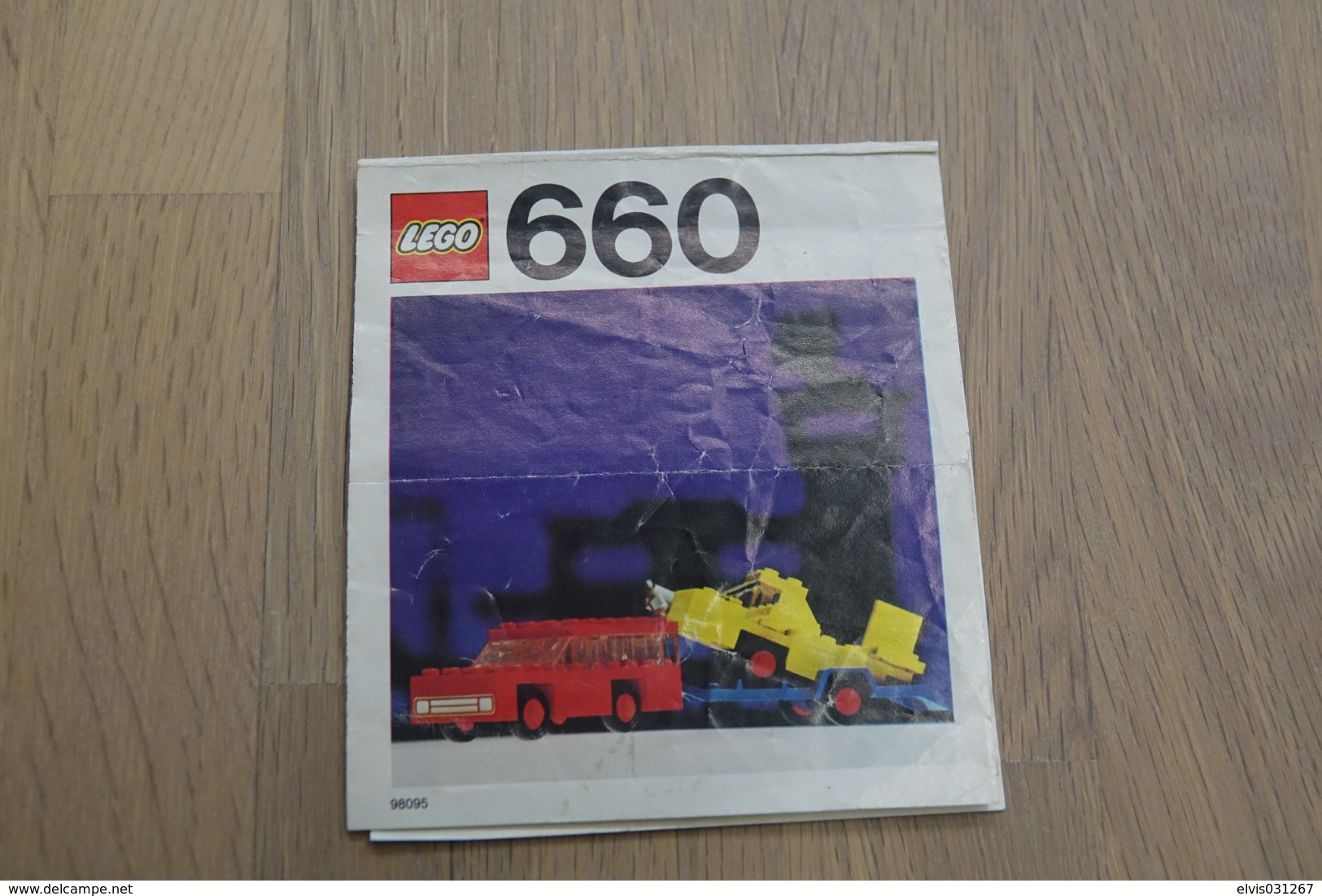 LEGO - 660 INSTRUCTION MANUAL - Original Lego 1975 - Vintage - Catalogi