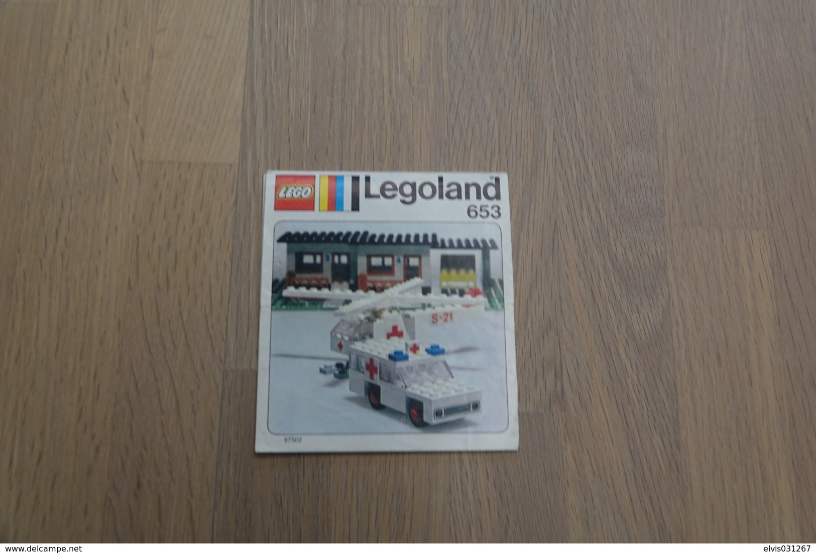 LEGO - 653 INSTRUCTION MANUAL - Original Lego 1974 - Vintage - Catalogs