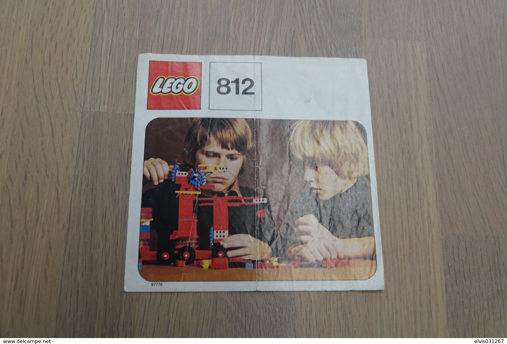 LEGO - 812 INSTRUCTION MANUAL - Original Lego 1974 - Vintage - Catalogs