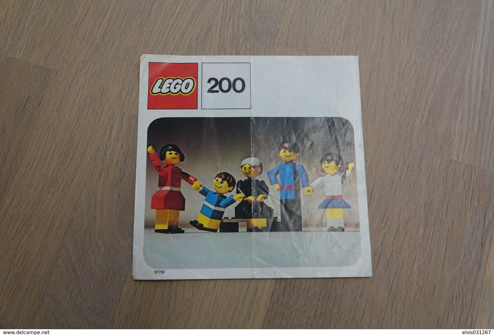 LEGO - 200 INSTRUCTION MANUAL - Original Lego 1974 - Vintage - Kataloge