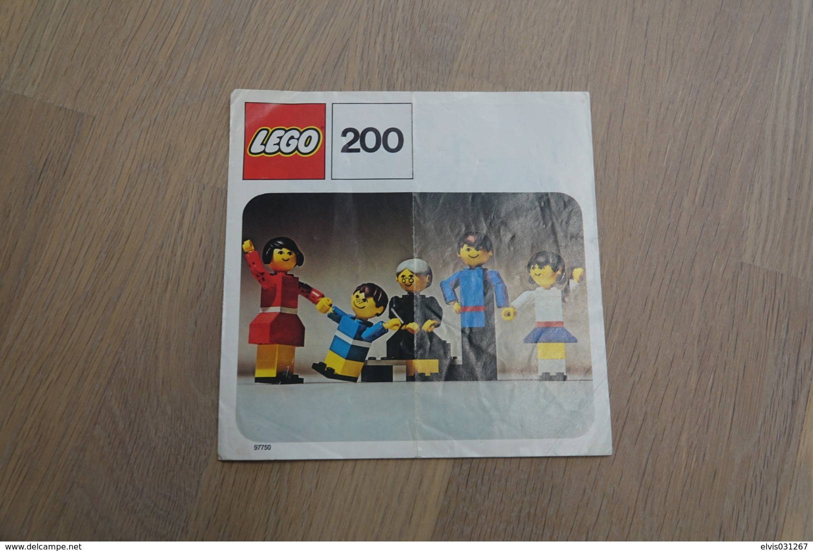 LEGO - 200 INSTRUCTION MANUAL - Original Lego 1974 - Vintage - Catalogs