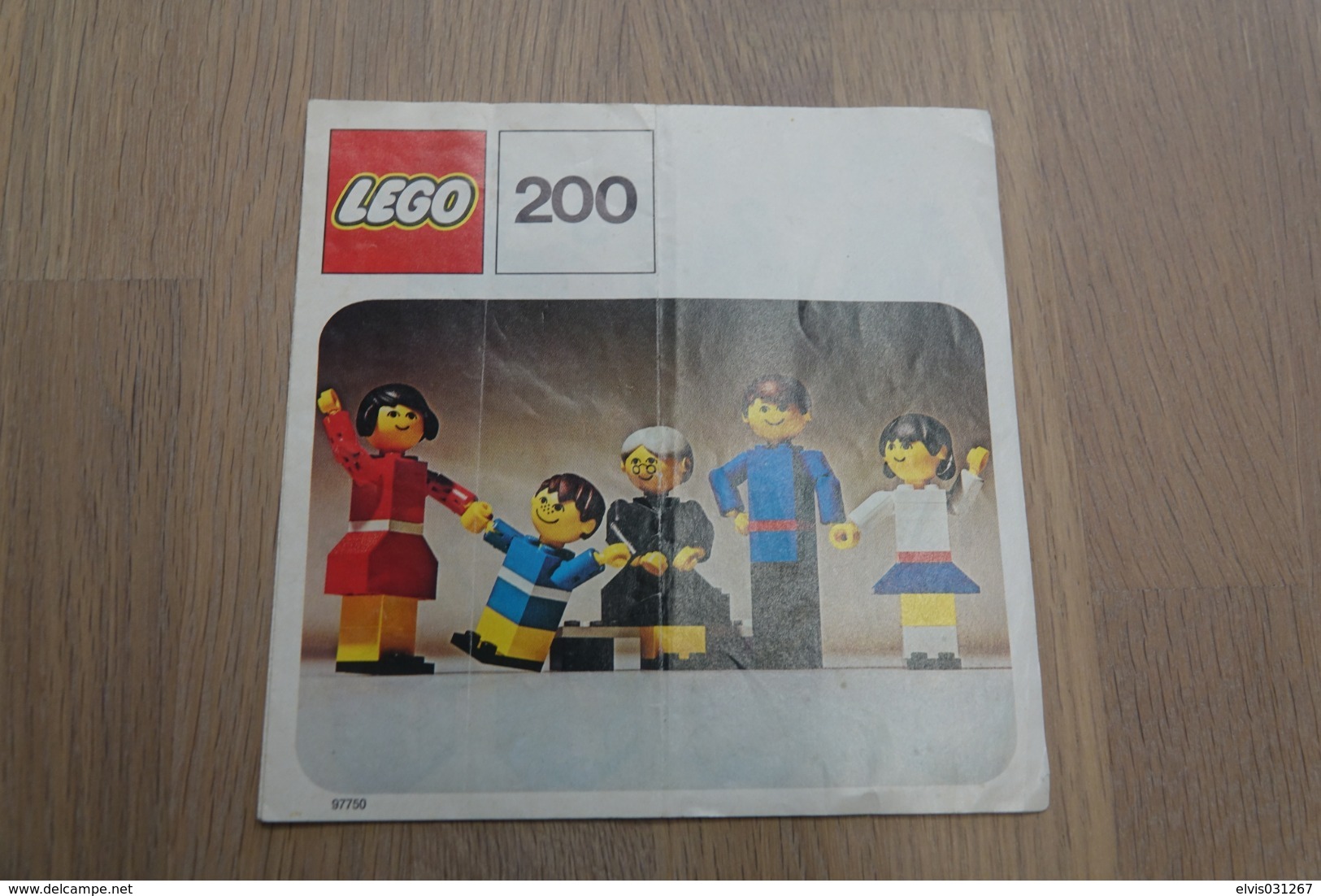 LEGO - 200 INSTRUCTION MANUAL - Original Lego 1974 - Vintage - Catalogs