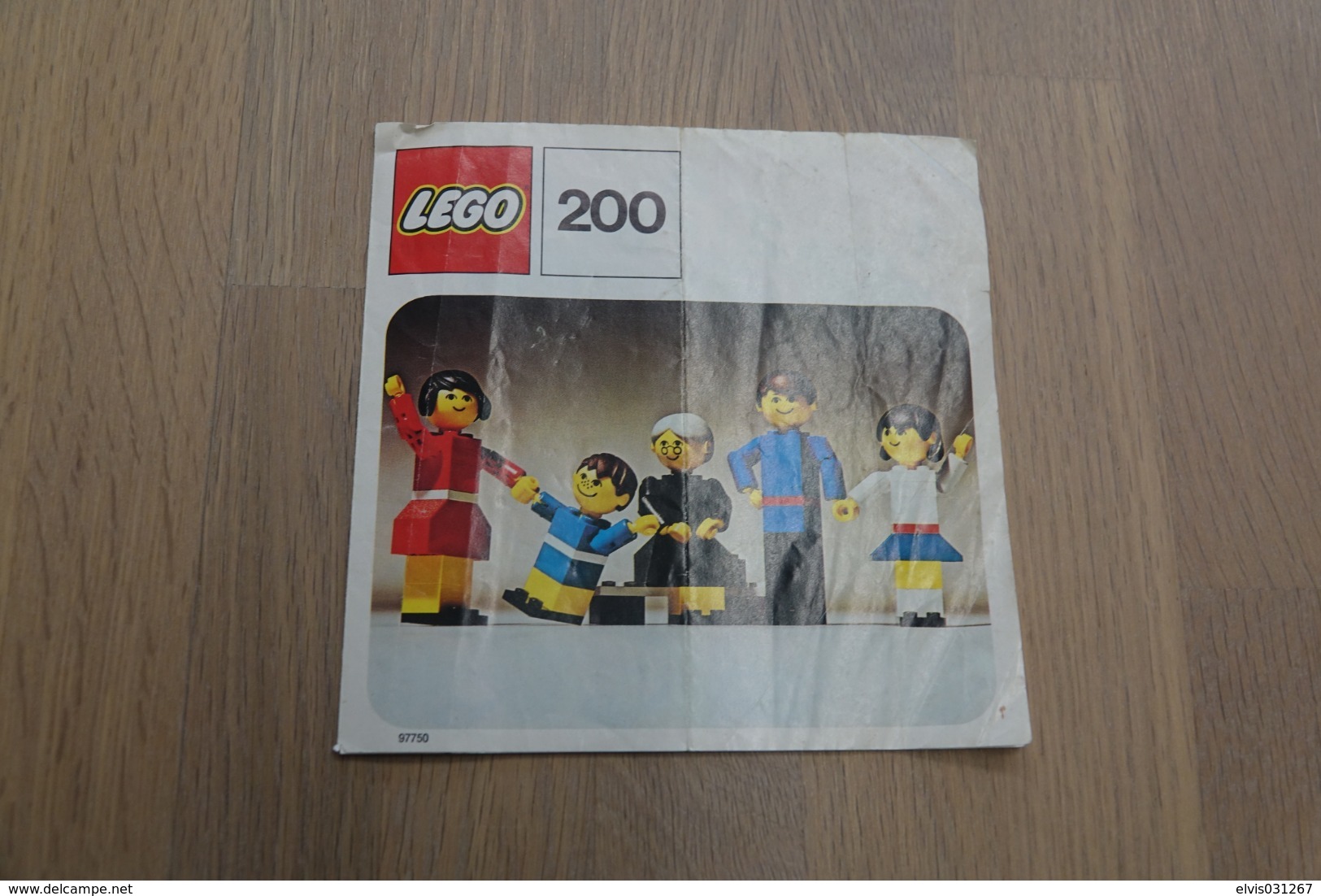 LEGO - 200 INSTRUCTION MANUAL - Original Lego 1974 - Vintage - Catalogues