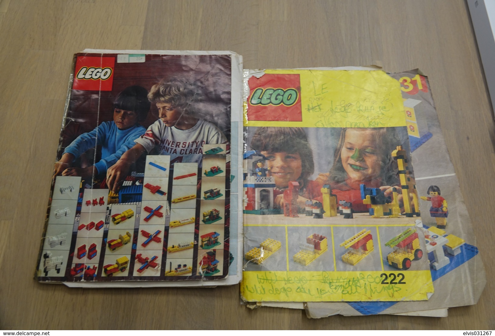 LEGO - CATALOG 1974 & 1975 LOT - Original Lego 1973 & 1975 - Vintage - Catalogs