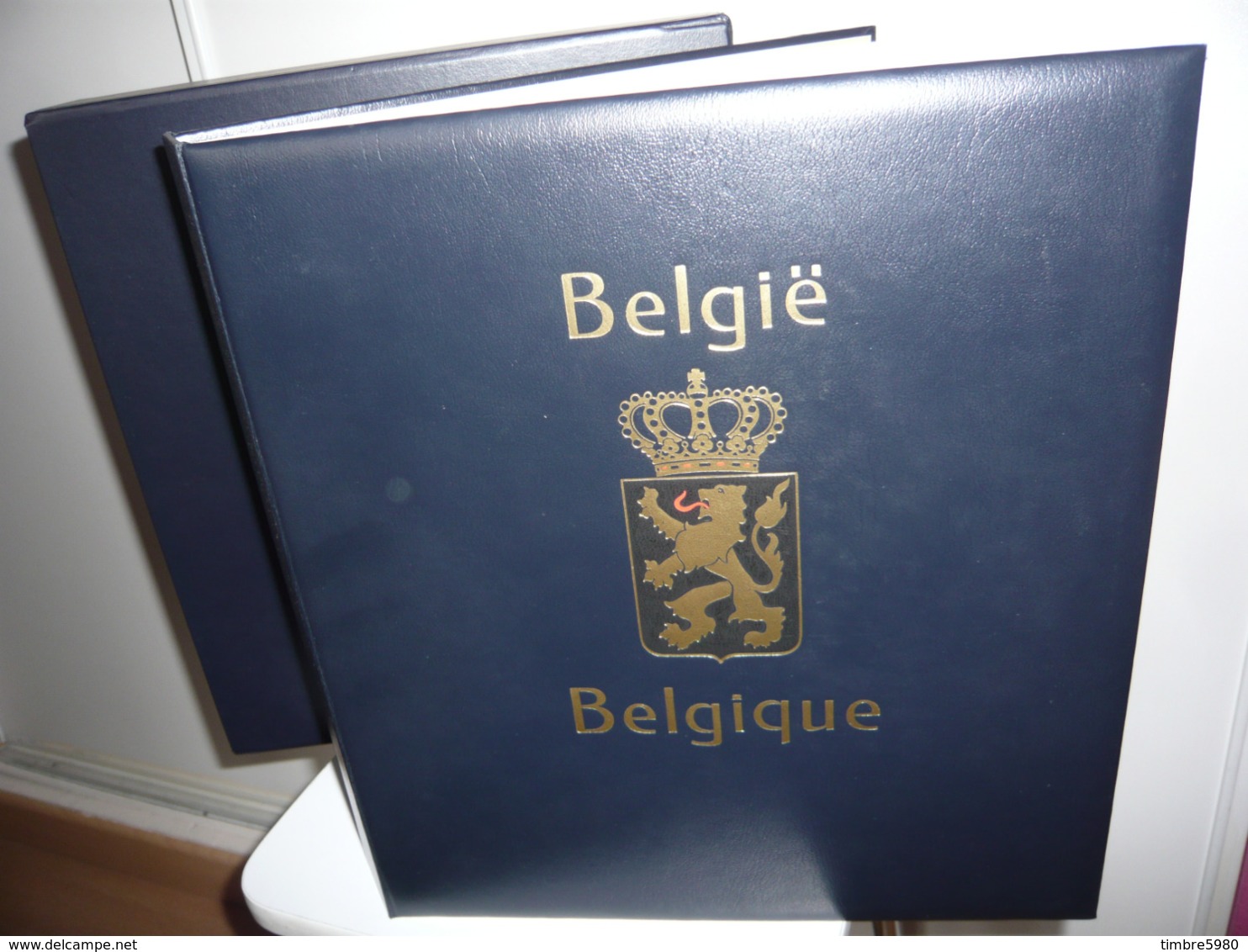 ALBUM DAVO + ETUI  + FEUILLES DAVO LUXE BELGIQUE 1985/99 (vol. IV) - Binders With Pages