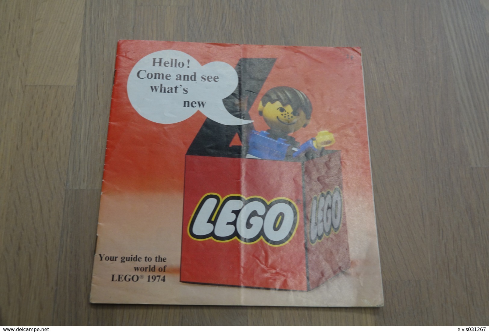 LEGO - CATALOG 1974 - Original Lego 1974 - Vintage - EN - Big - Catalogues