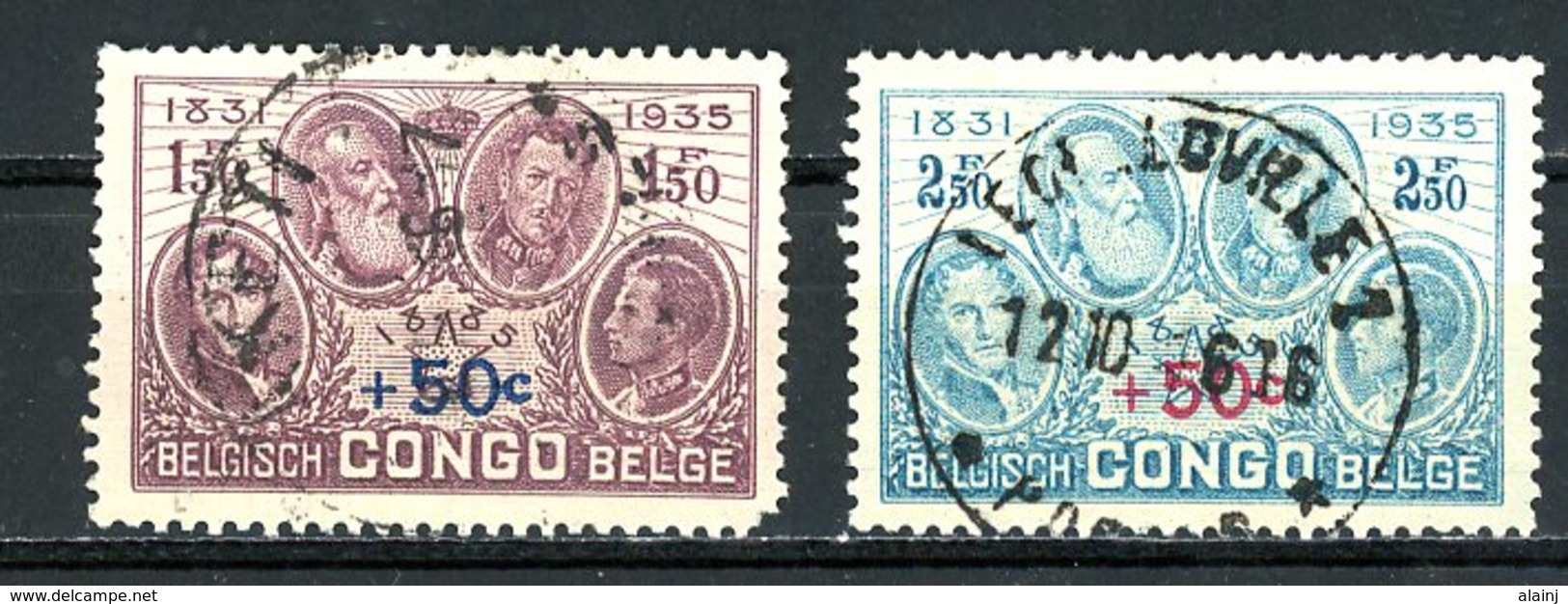 Congo Belge   192 - 193   Obl   ---    TTB - Oblitérés