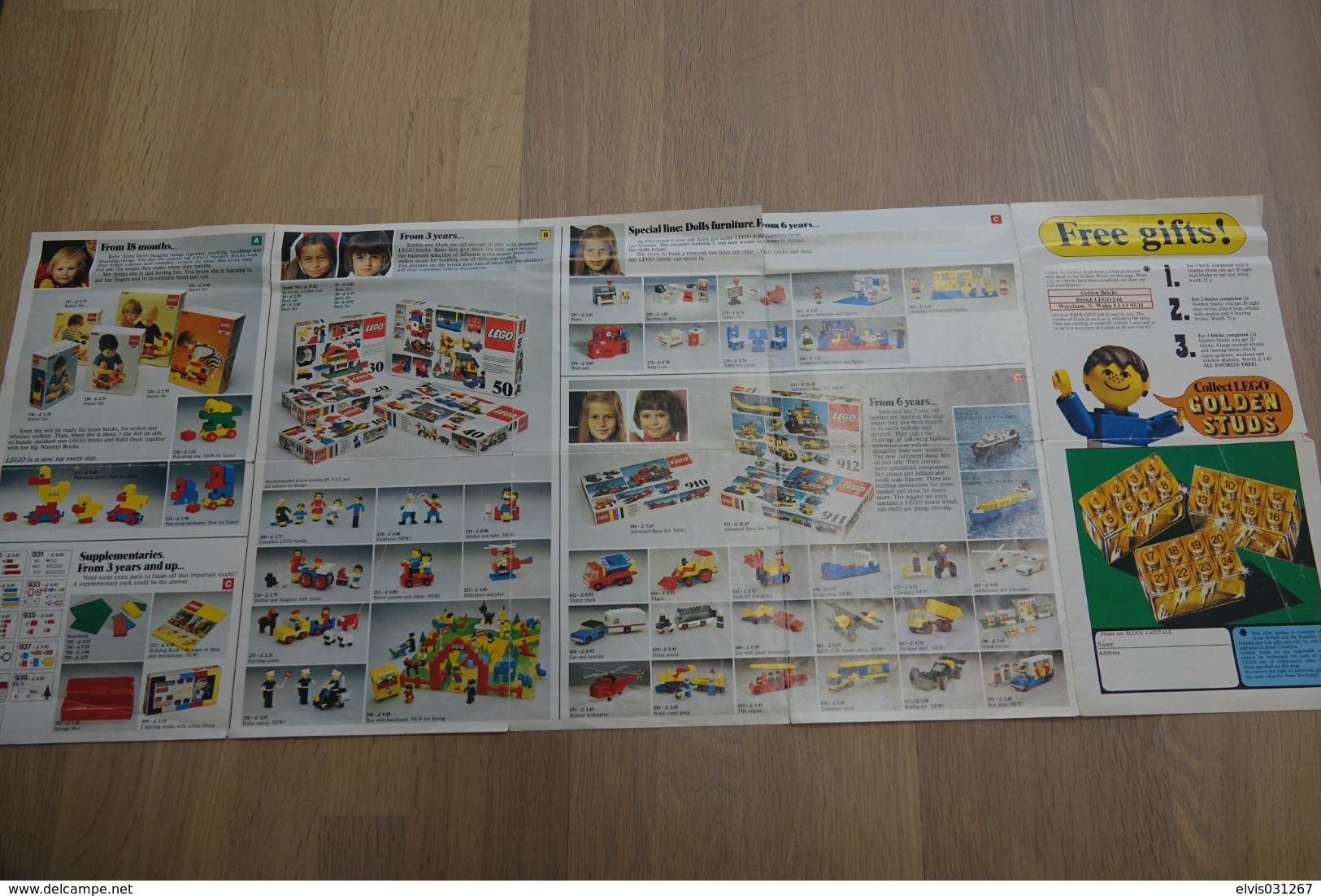 LEGO - CATALOG 1976 - Original Lego 1976 - Vintage - EN - Medium - Catalogs