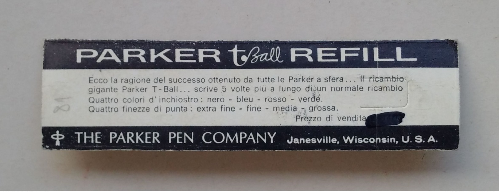 Antique Pen Stylo à Bille Parker T-Ball Refill Recharge - Pens