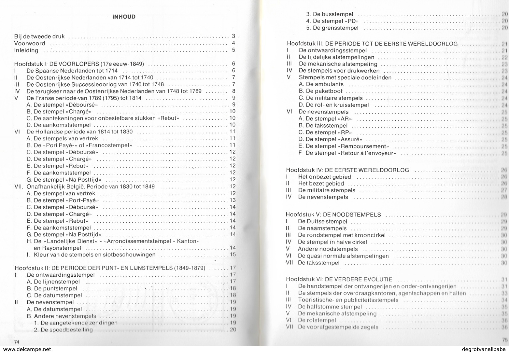 DE BELGISCHE POSTMERKEN EN STEMPELS Van De 17de Tot De Moderne Markofilie, 1976 - Otros & Sin Clasificación