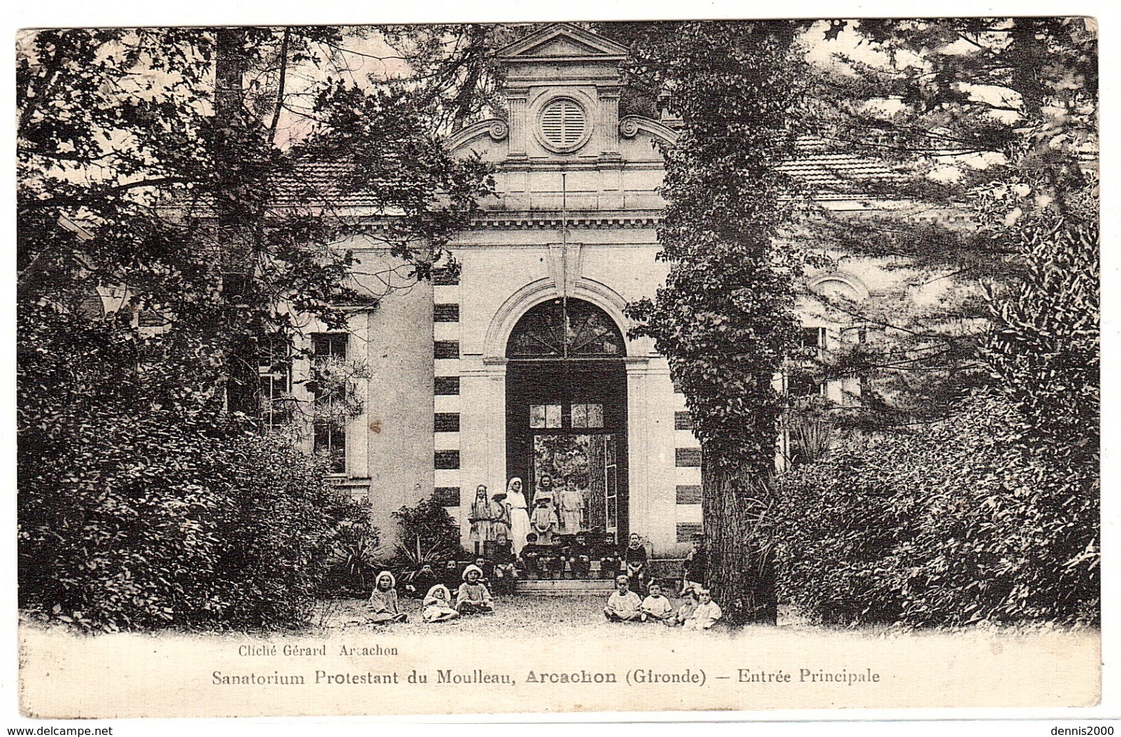 ARCACHON (33) - Sanatorium Protestant Du Moulleau - Entrée Principale - Ed. Cliché Gérard, Arcachon - Arcachon