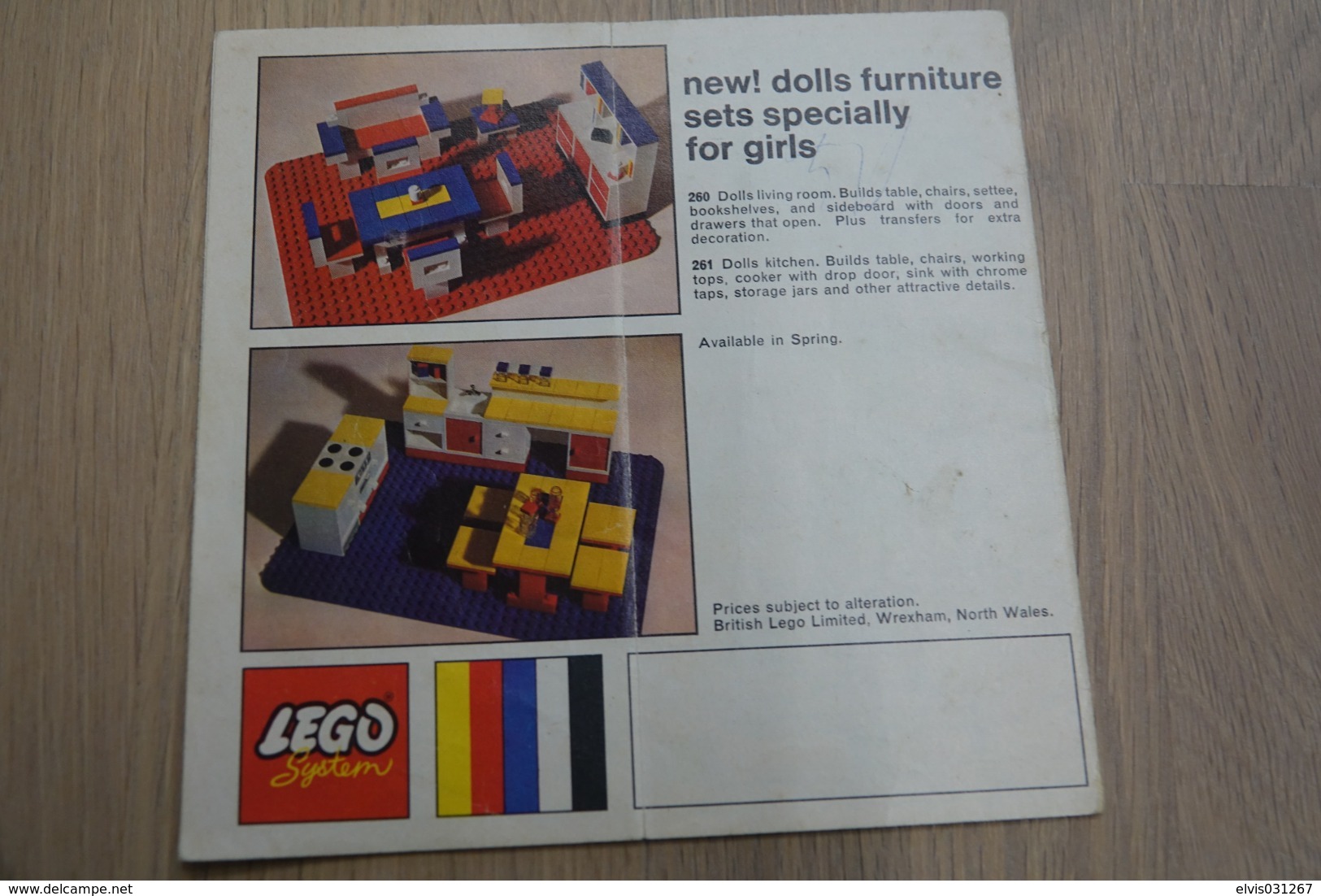 LEGO - CATALOG 1971 - Original Lego 1971- Vintage - EN - Medium - Kataloge