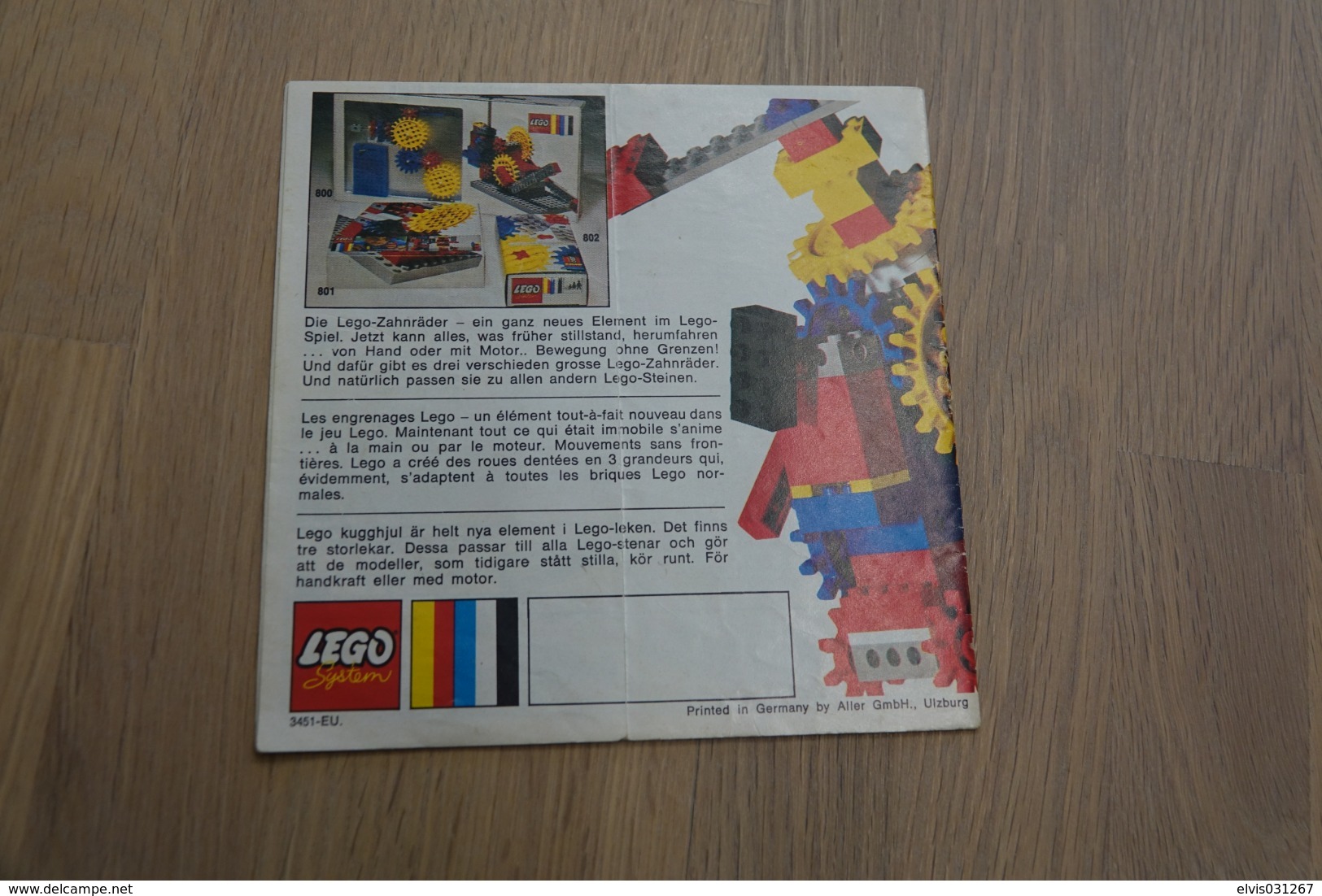 LEGO - CATALOG 1970 - Original Lego 1970 - Vintage - EN - Medium - Kataloge