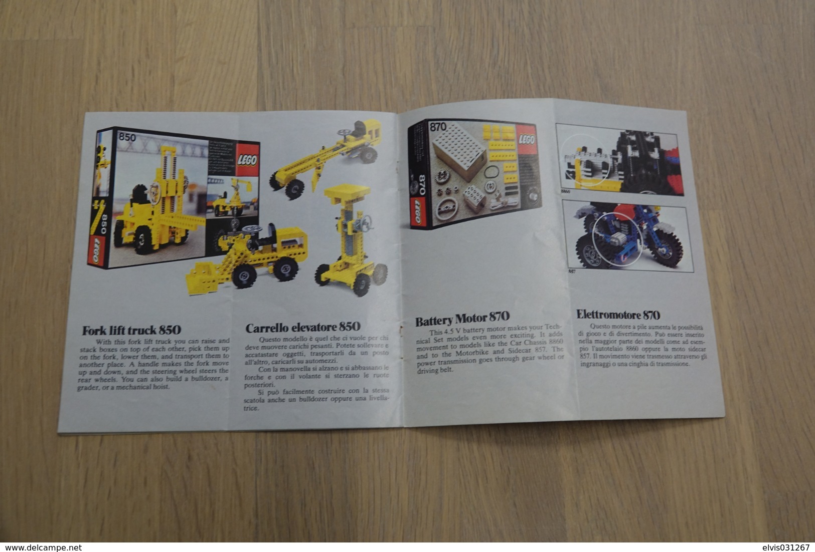 LEGO - CATALOG 1980 Technic - Original Lego 1980 - Vintage - EN - Medium - Kataloge