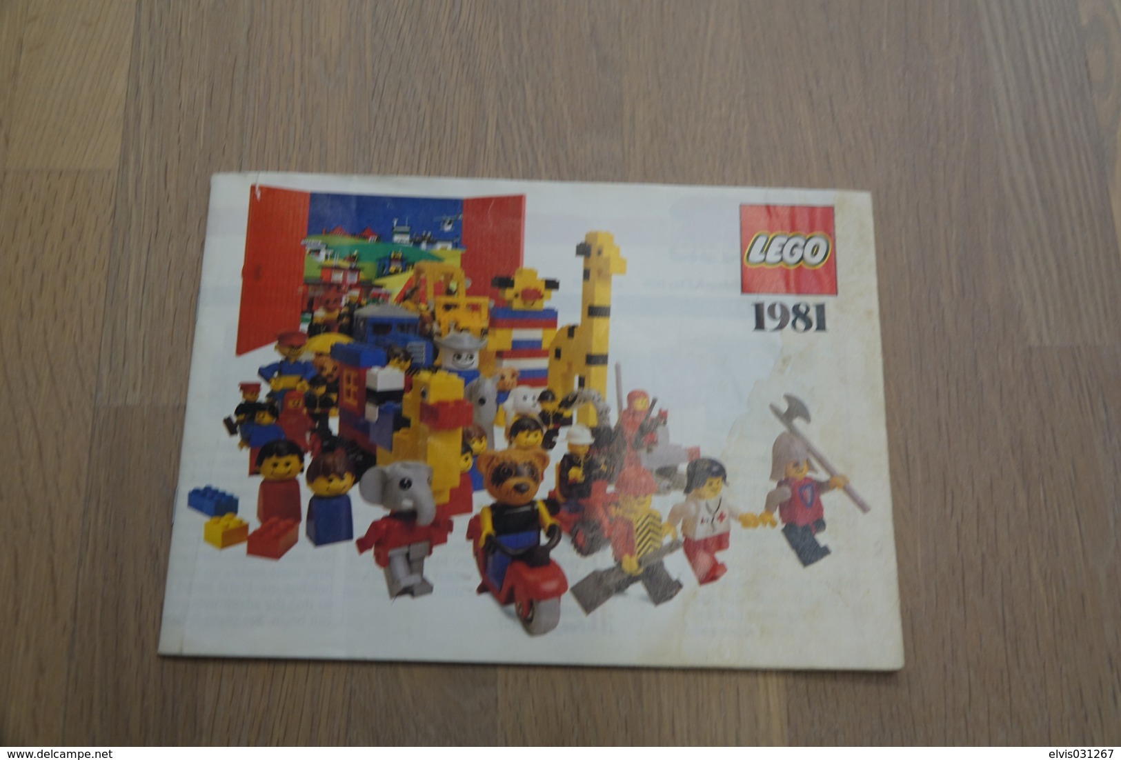 LEGO - CATALOG 1981 - Original Lego 1981 - Vintage - EN - Big - Catalogs