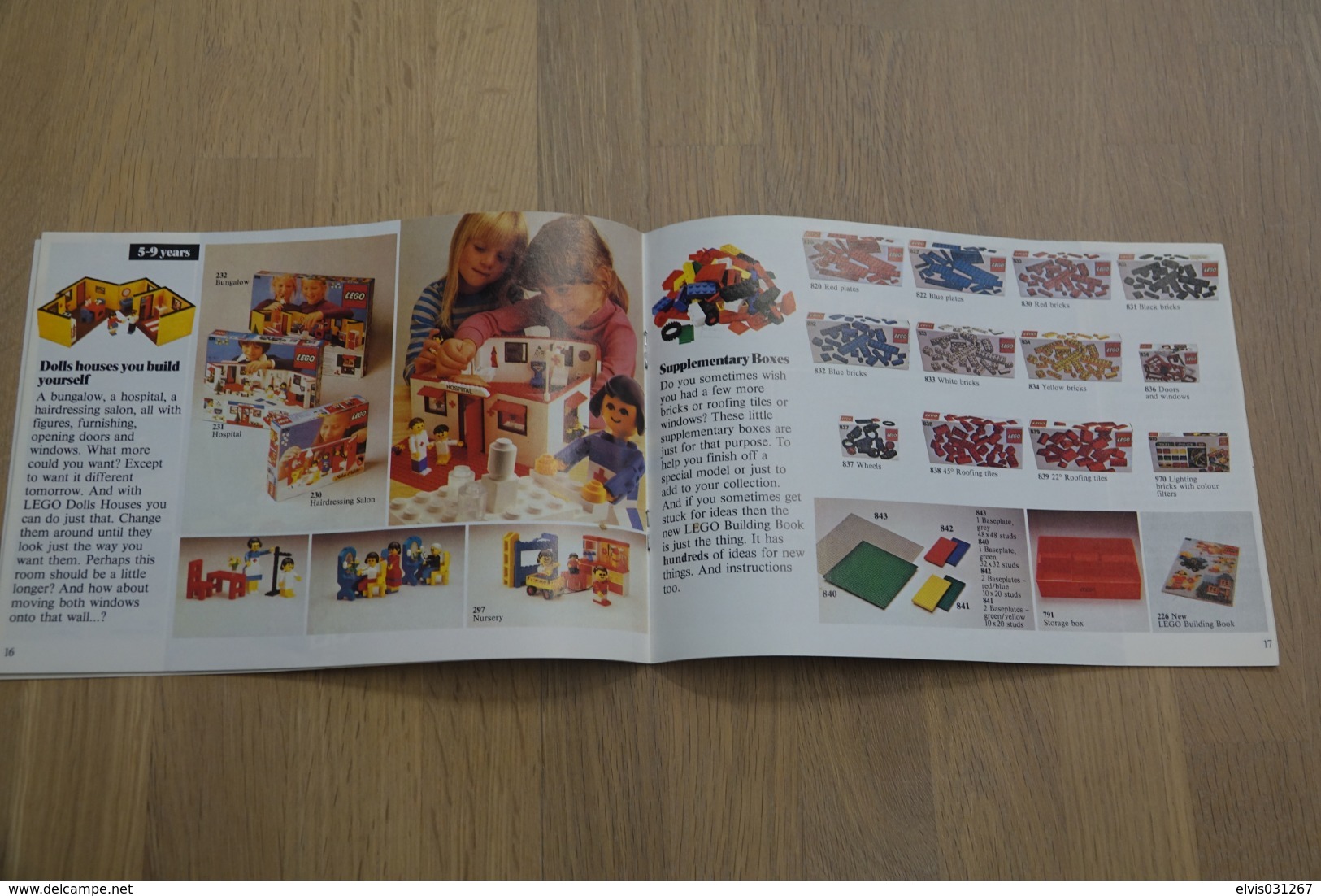 LEGO - CATALOG 1981 - Original Lego 1981 - Vintage - EN - Big - Kataloge