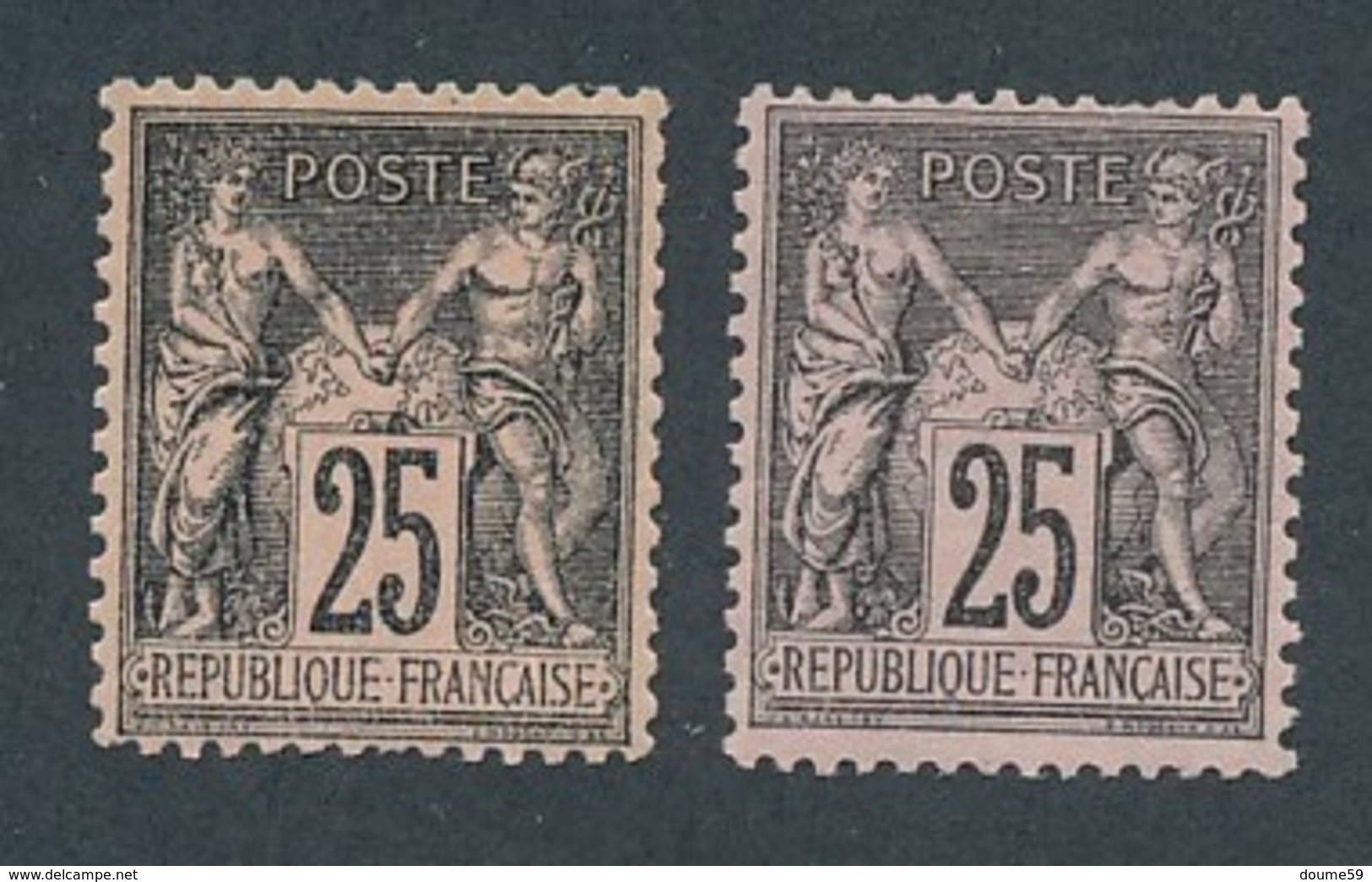 DD-296: FRANCE: Lot Avec "SAGE" N°97**GNO (2 Teintes) - 1876-1898 Sage (Tipo II)