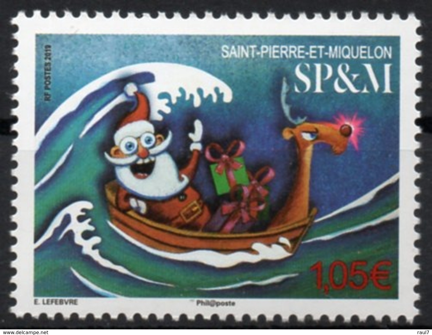 St Pierre Et Miquelon 2019 - Noël 2019 - Neuf // Mnh - Unused Stamps