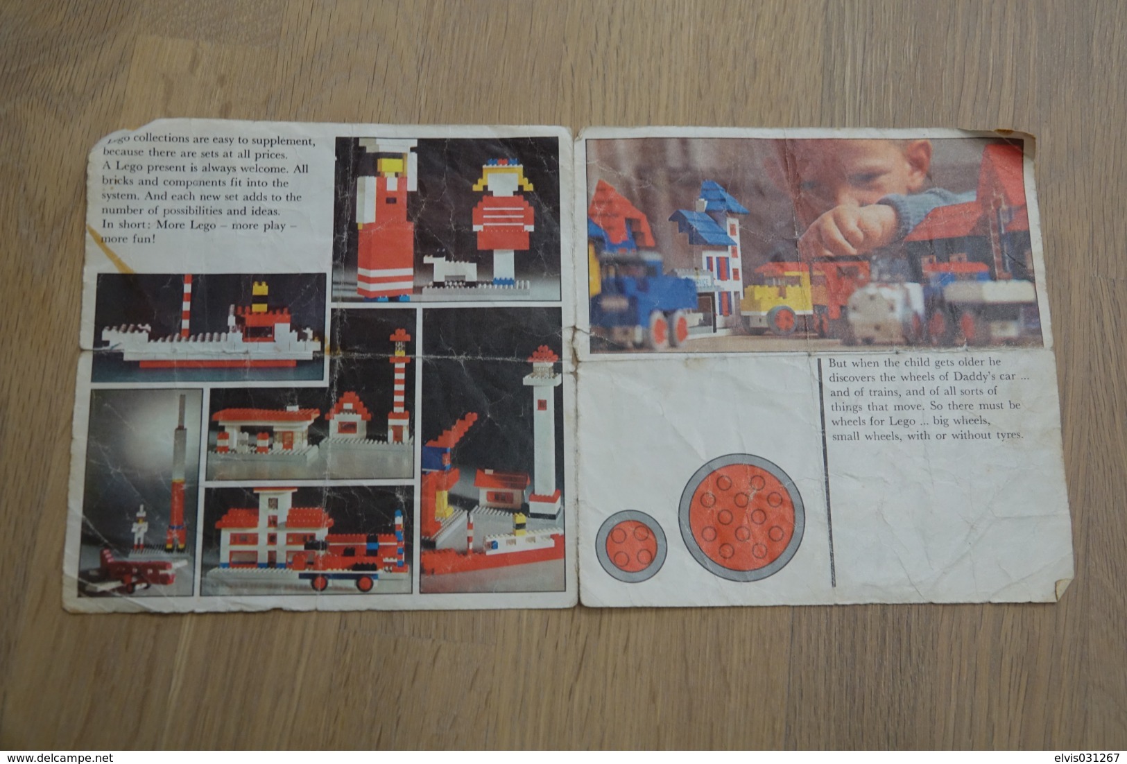 LEGO - MANUAL CATALOG ? - Original Lego 1970-80's - Vintage - EN - Kataloge