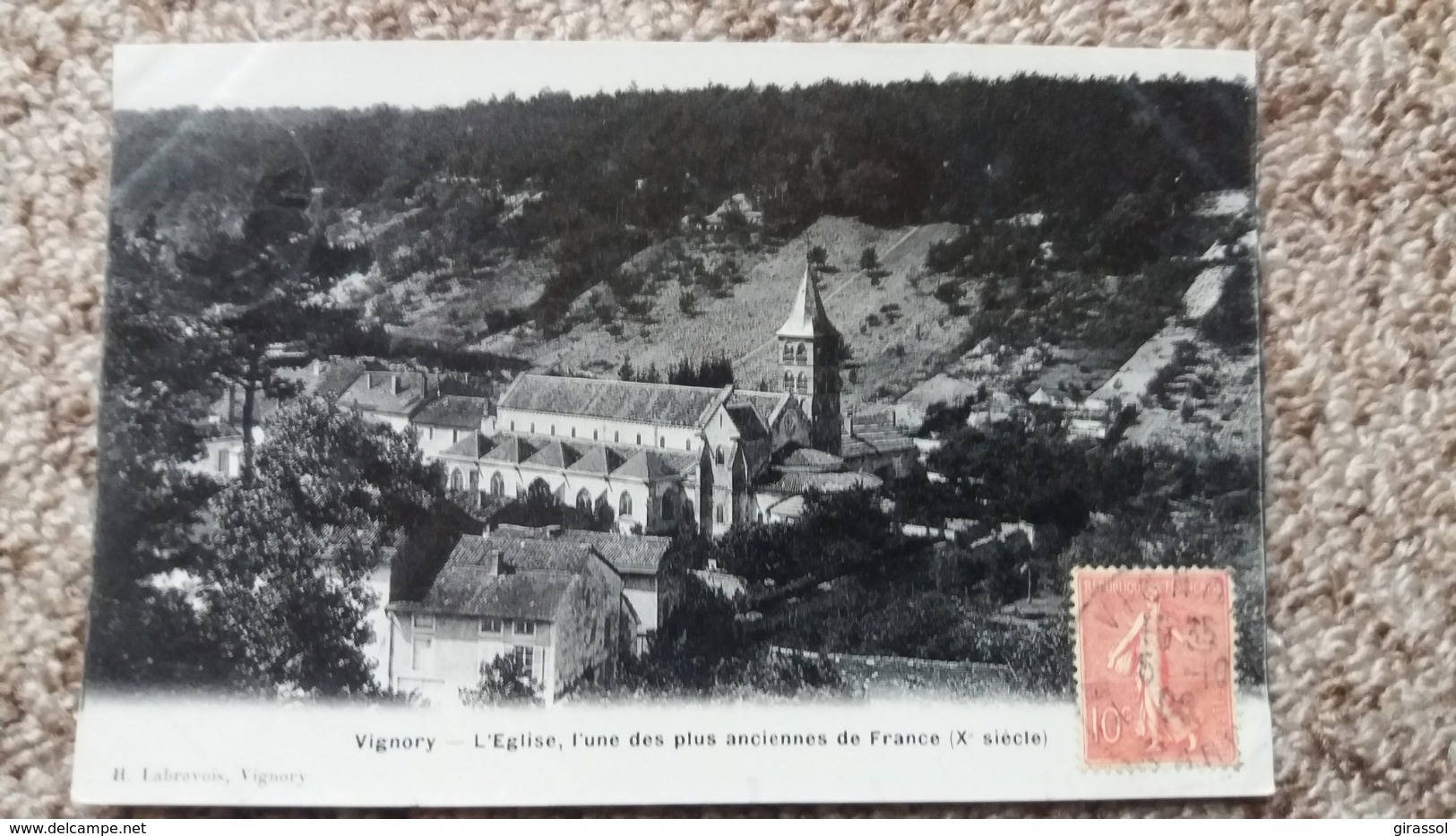 CPA VIGNORY HTE MARNE UNE DES  PLUS ANCIENNES  EGLISE DE FRANCE X EME  ED LABREVOIS 1908 - Vignory