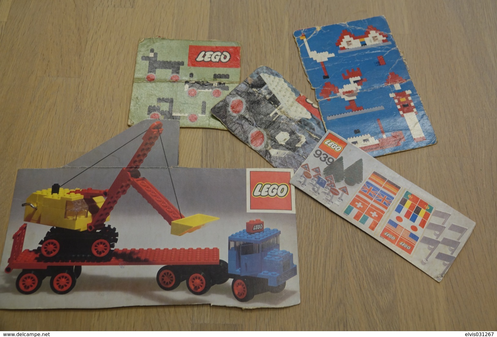 LEGO - BOX CUT's Lot - Original Lego 1970-80's - Vintage - EN - Catálogos