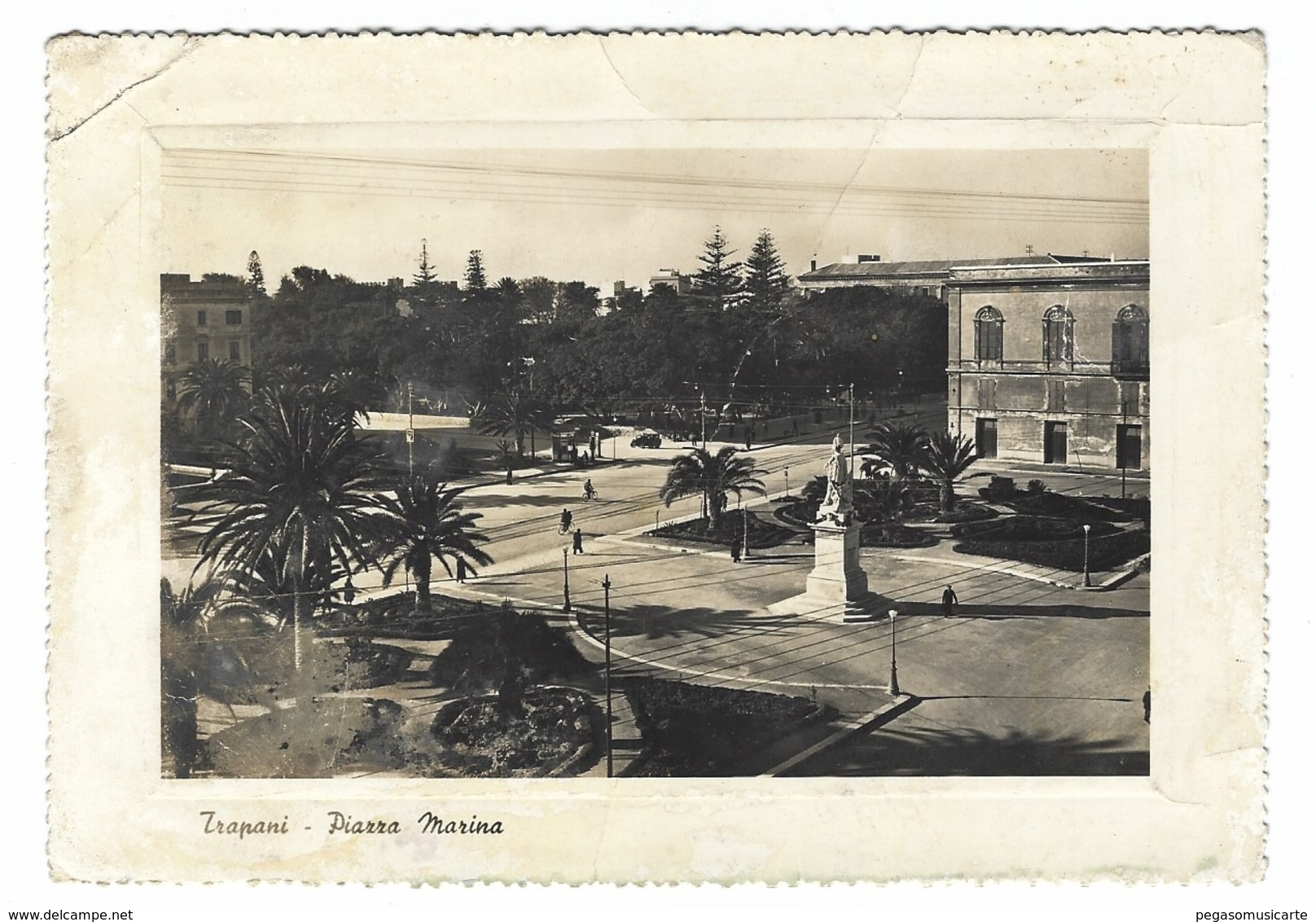 1363 - TRAPANI PIAZZA MARINA 1949 - Trapani
