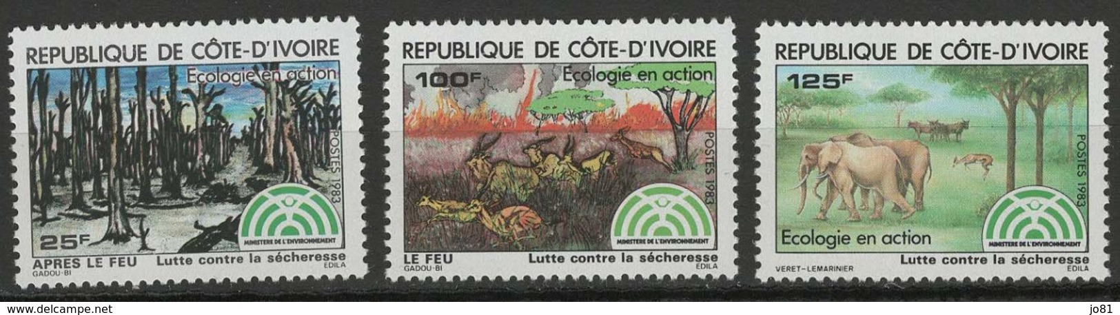 Côte D'Ivoire YT 667-669 XX / MNH - Ivory Coast (1960-...)