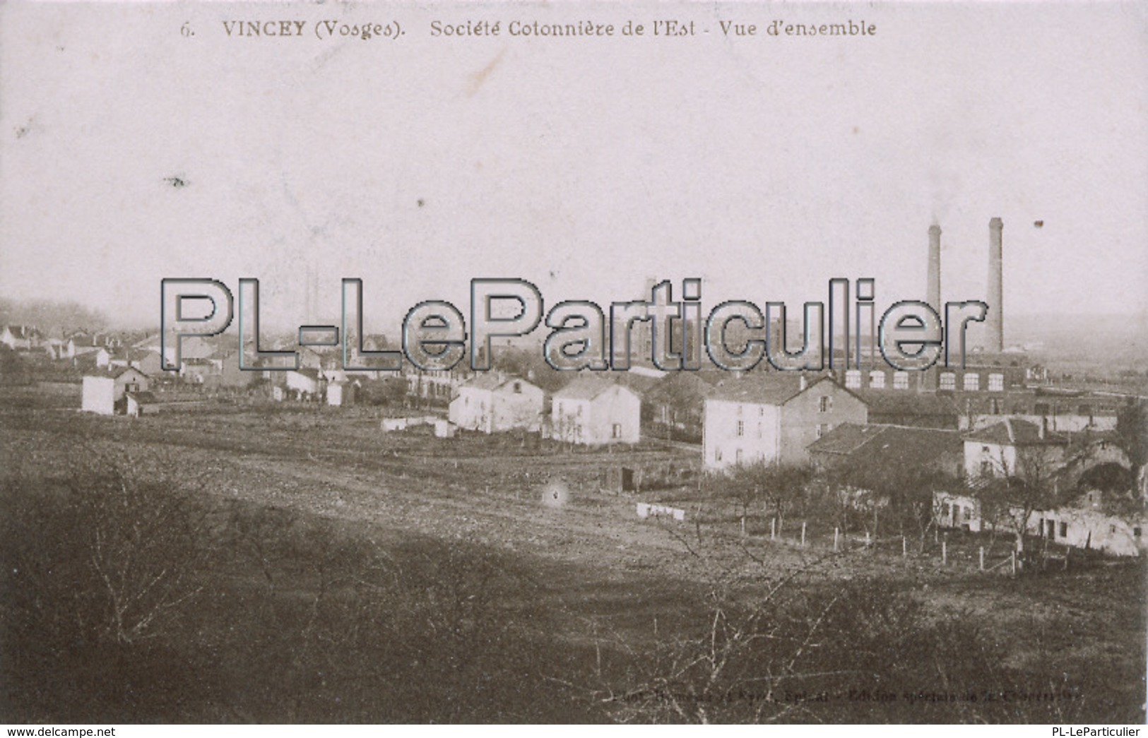CPA  Vincey Société Cotonnière De L'Est - Vincey